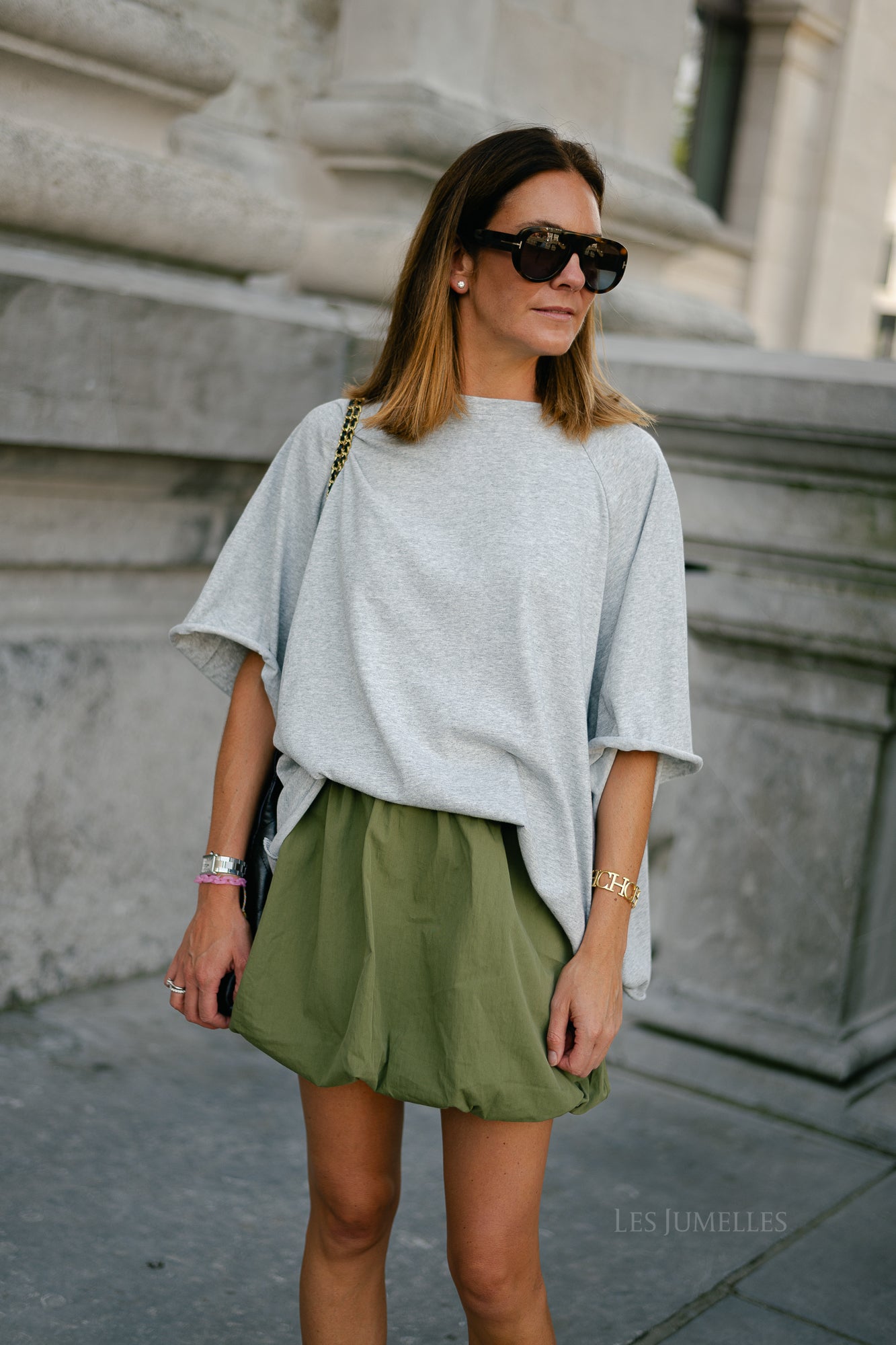 Marissa skirt grape leaf