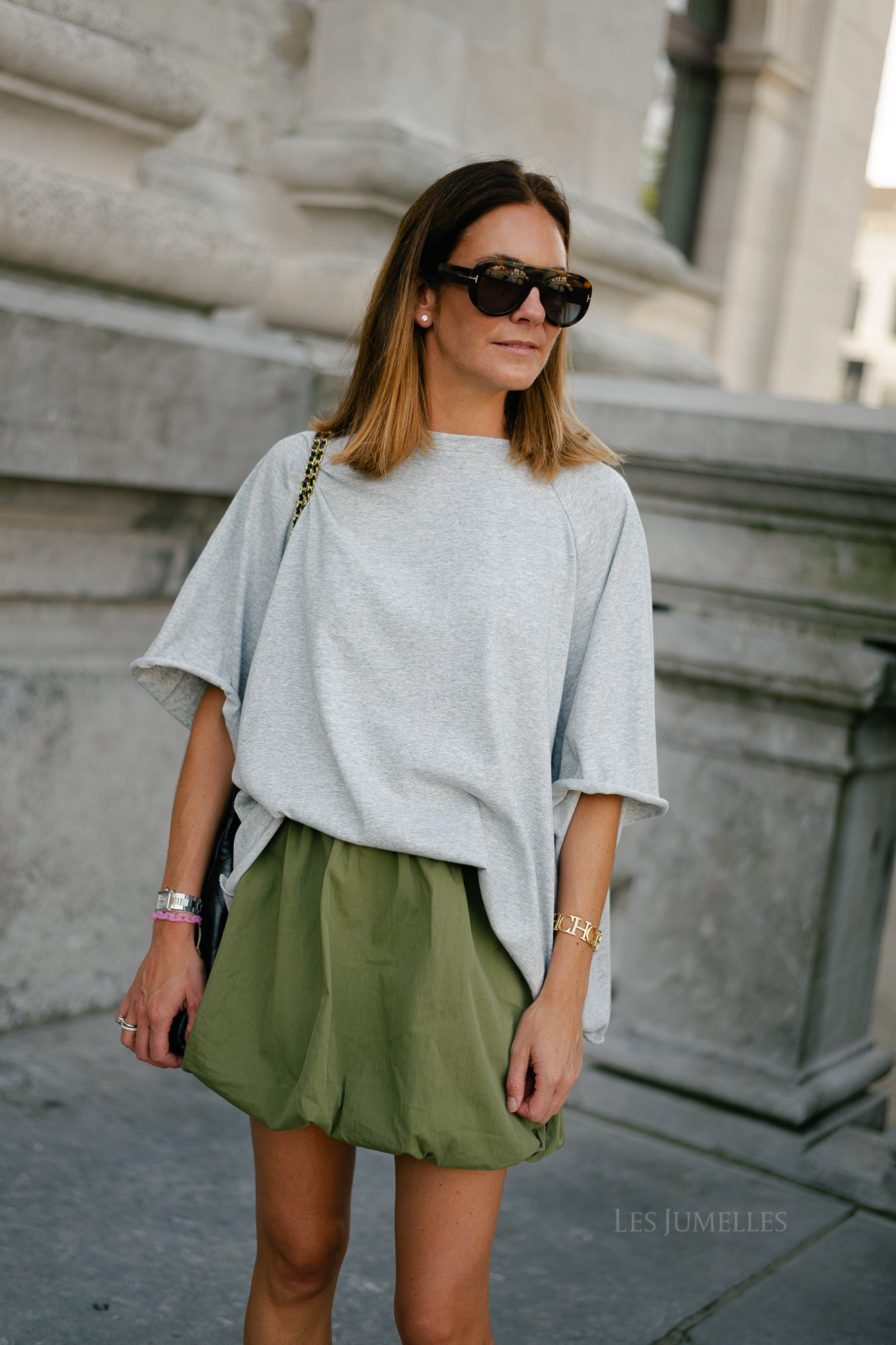 Marissa skirt grape leaf
