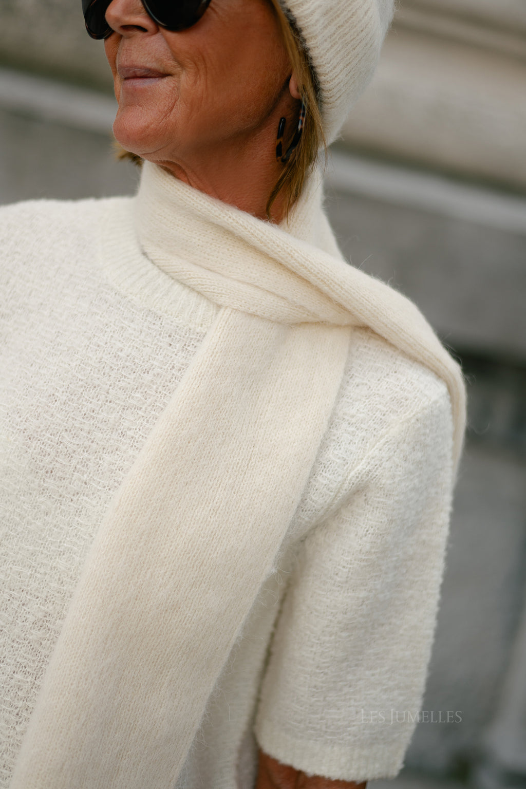 SLFFiona alpaca blend scarf birch