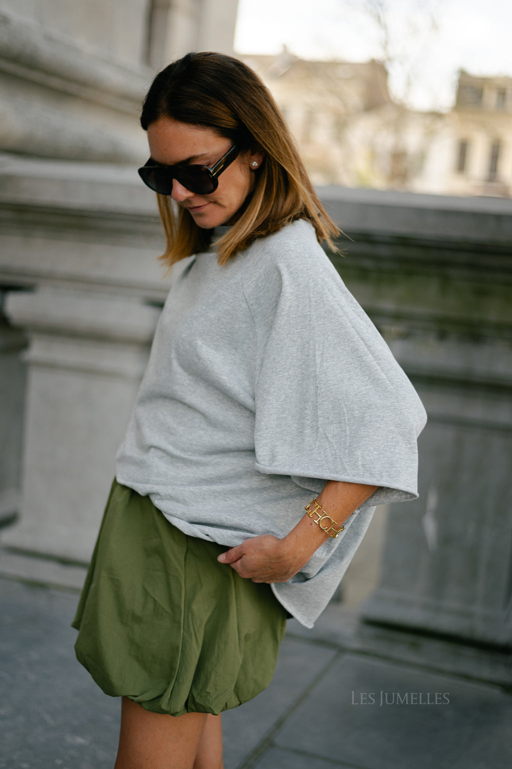 Marissa skirt grape leaf