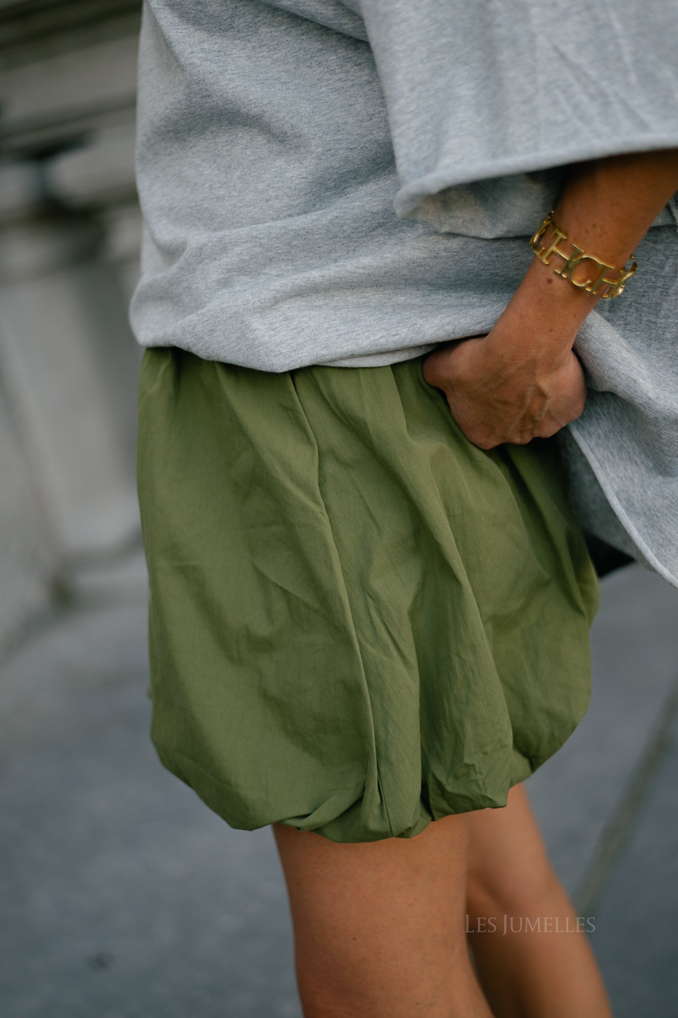 Marissa skirt grape leaf