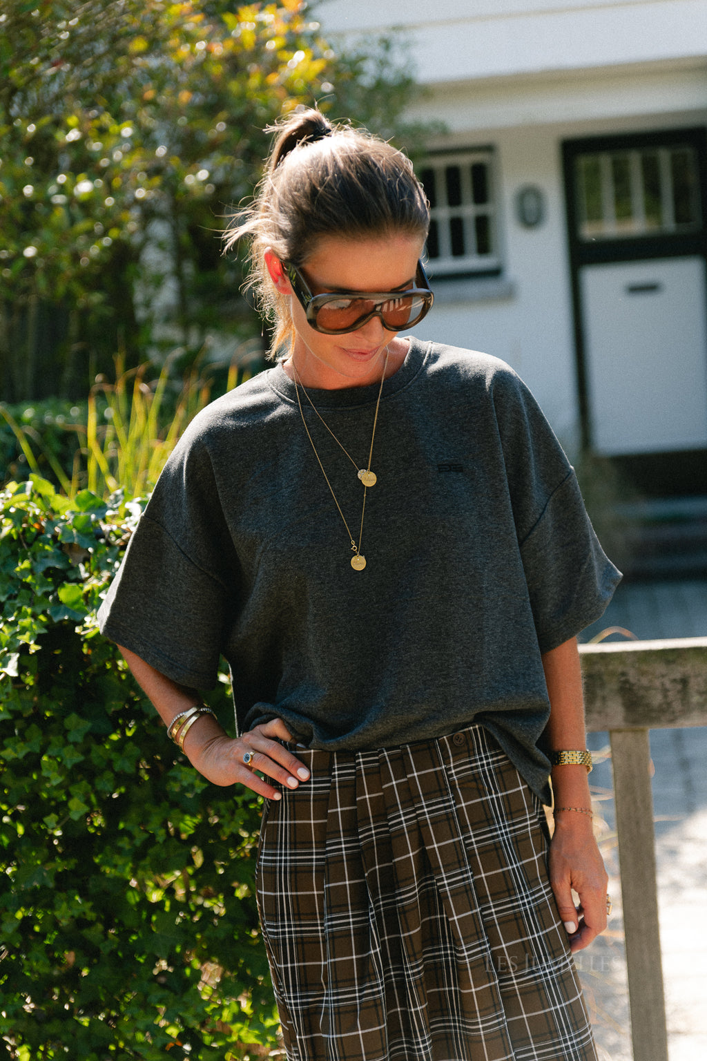 GZGilsa sweat tee deep grey melange