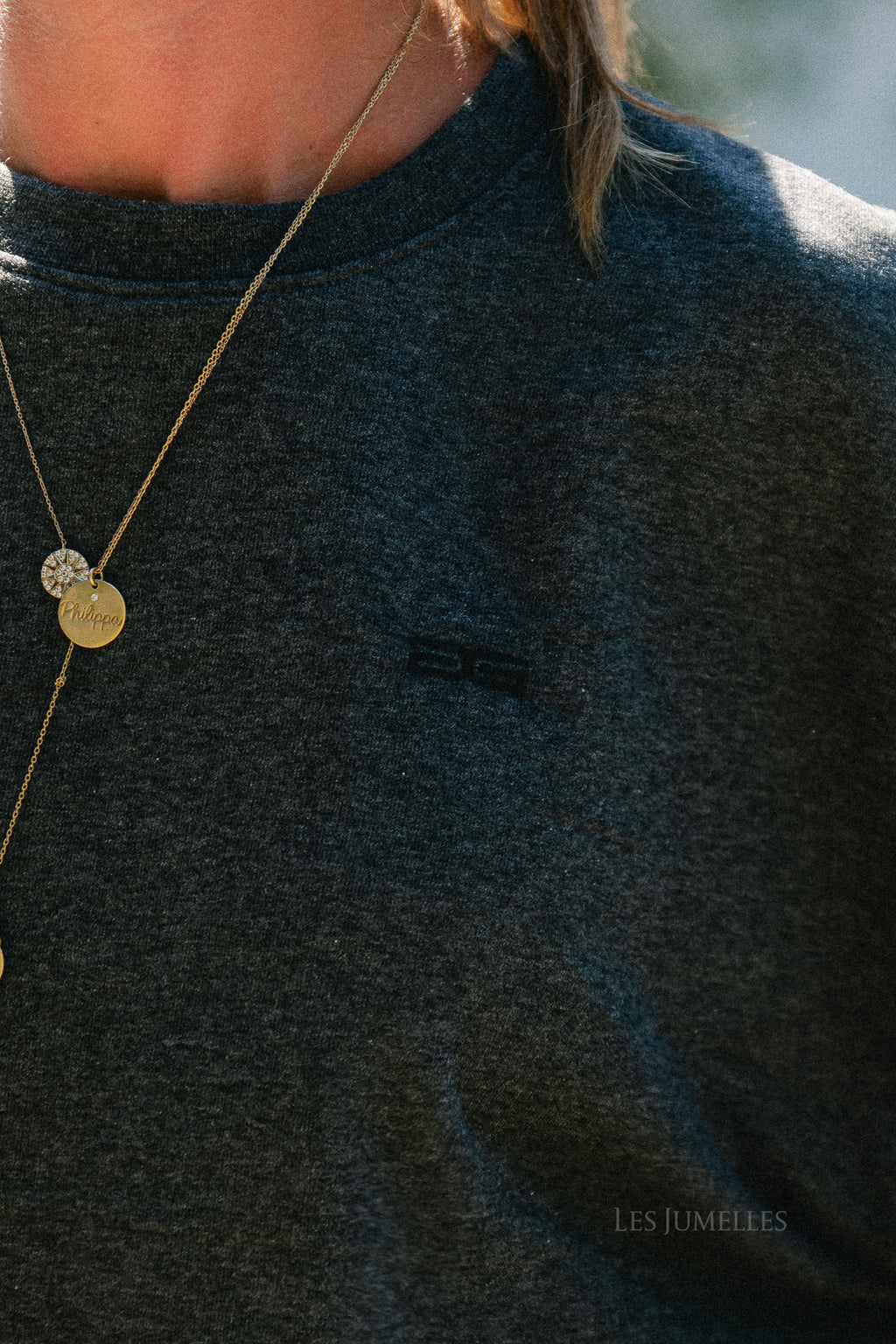 GZGilsa sweat tee deep grey melange