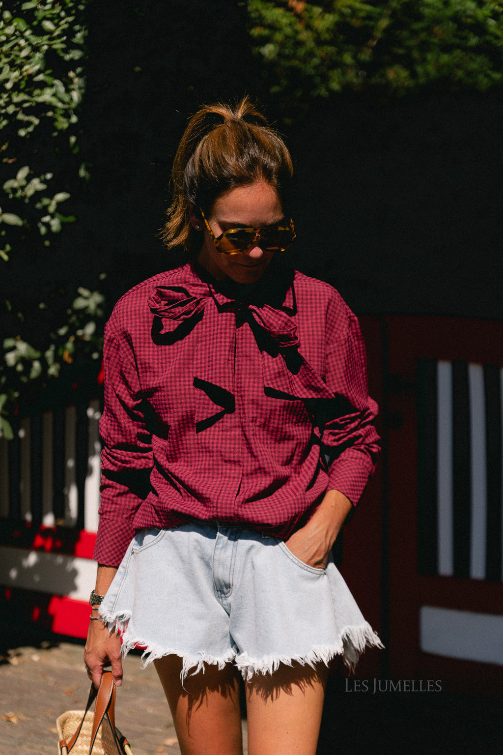 YASMargo LS check shirt fig