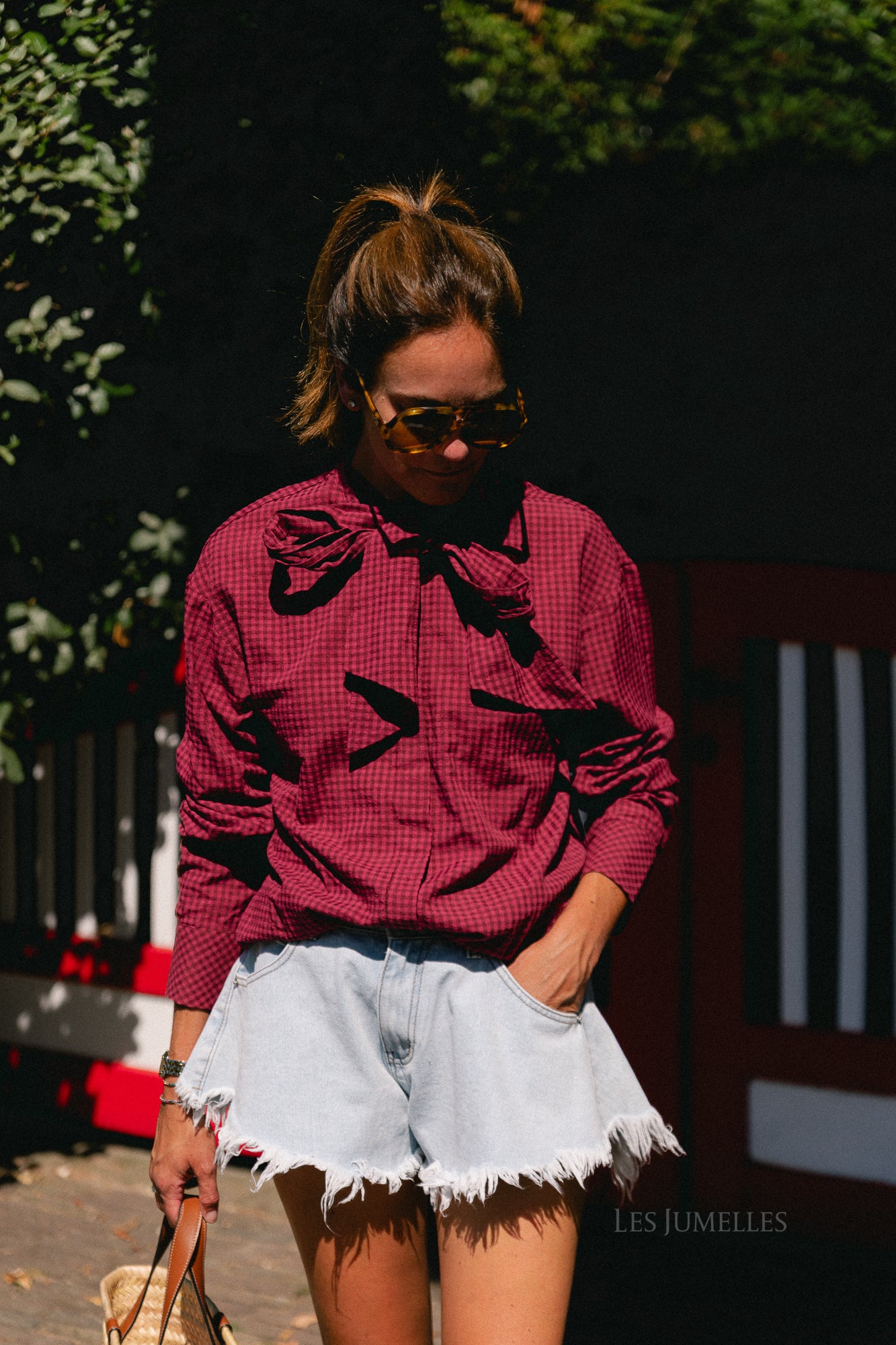 YASMargo LS check shirt fig