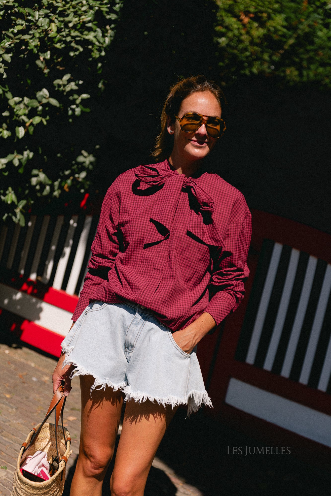 YASMargo LS check shirt fig