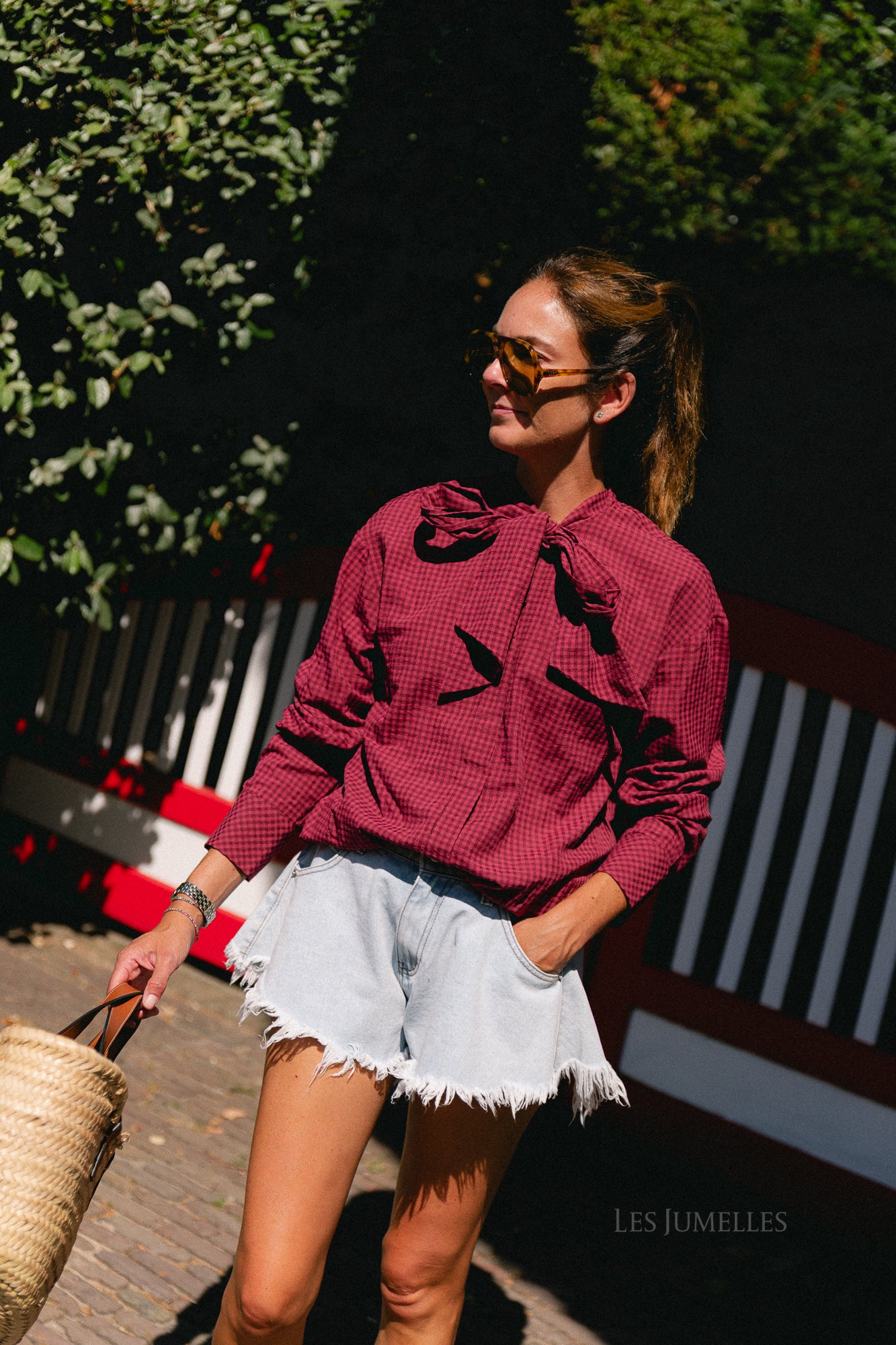 YASMargo LS check shirt fig