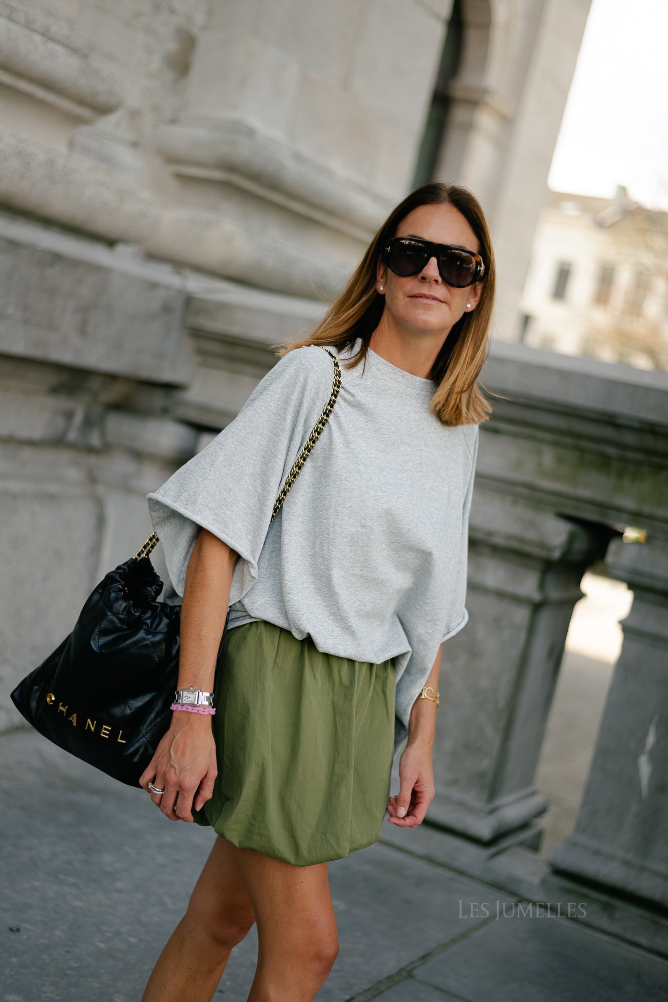 Marissa skirt grape leaf