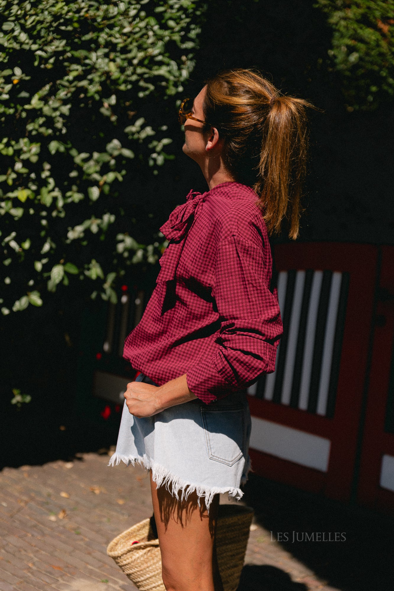 YASMargo LS check shirt fig