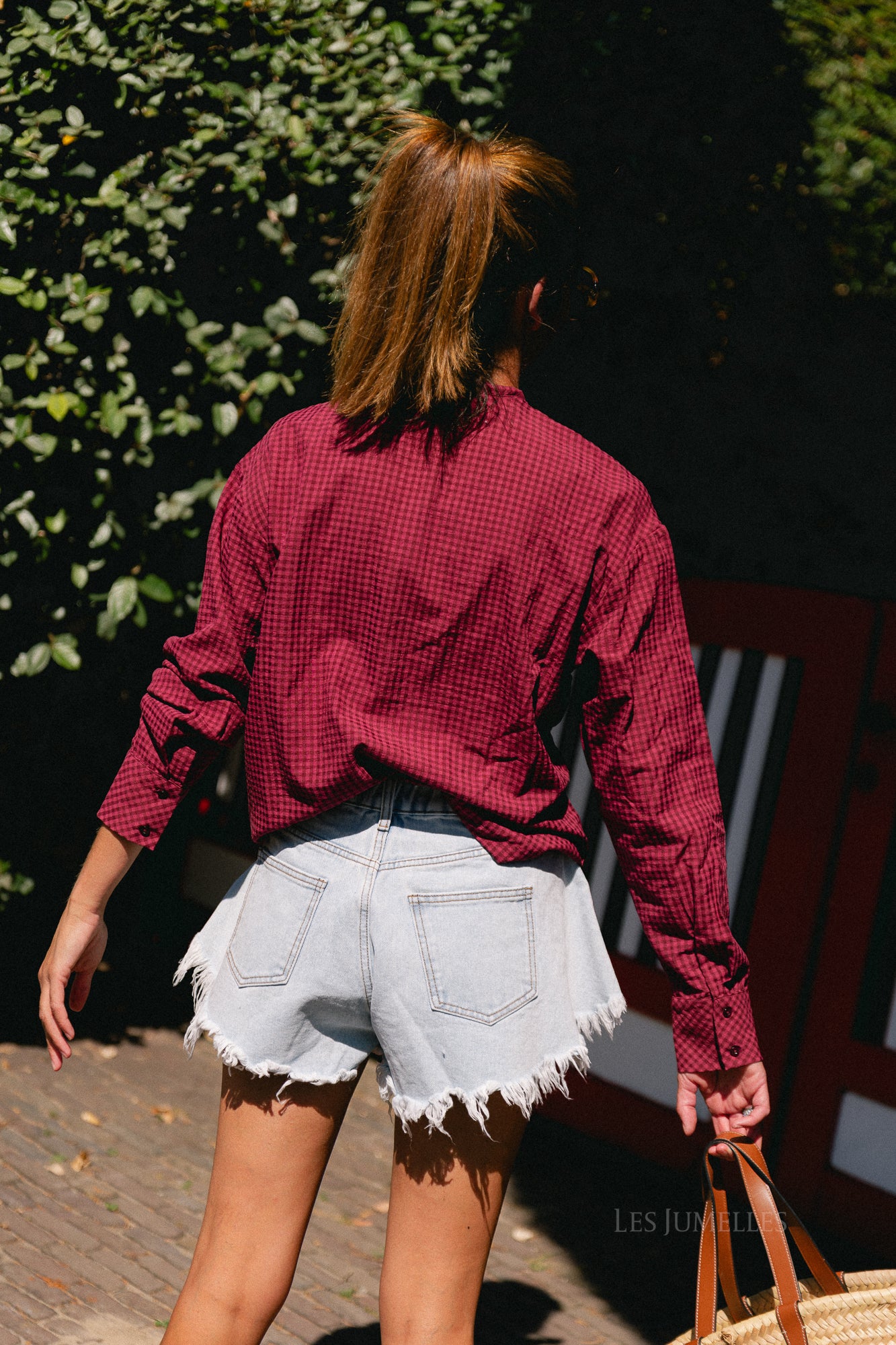 YASMargo LS check shirt fig