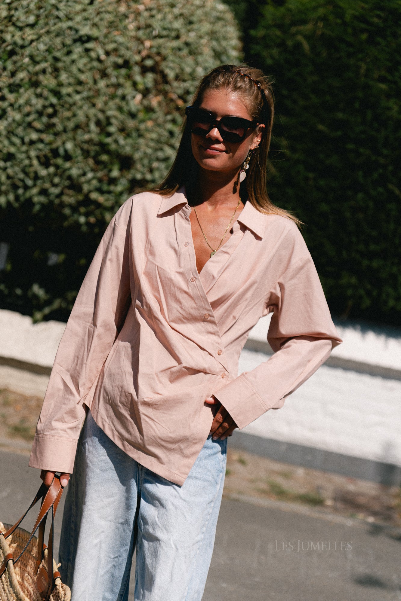 Lillith blouse dusty rose