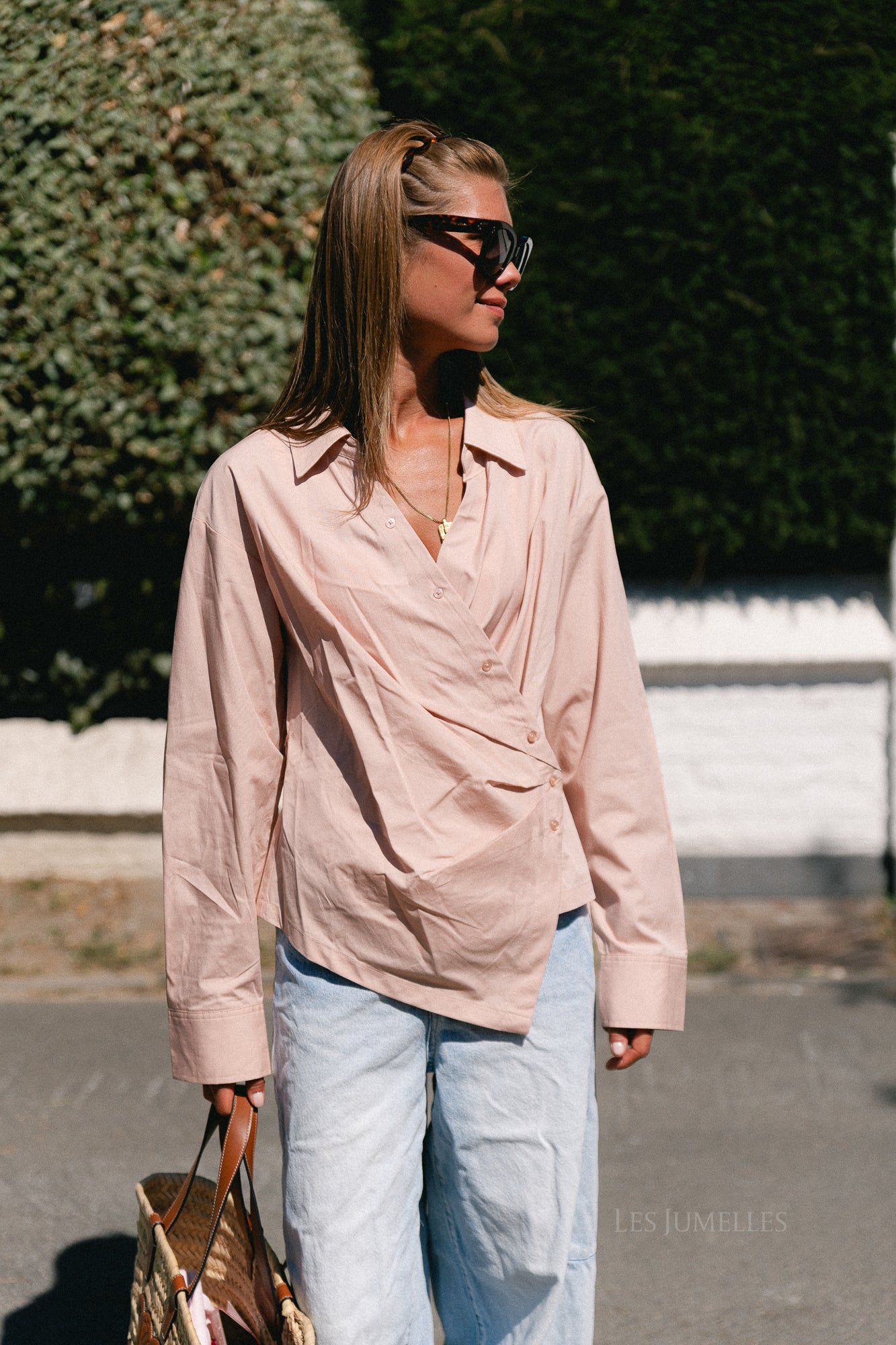 Lillith blouse dusty rose