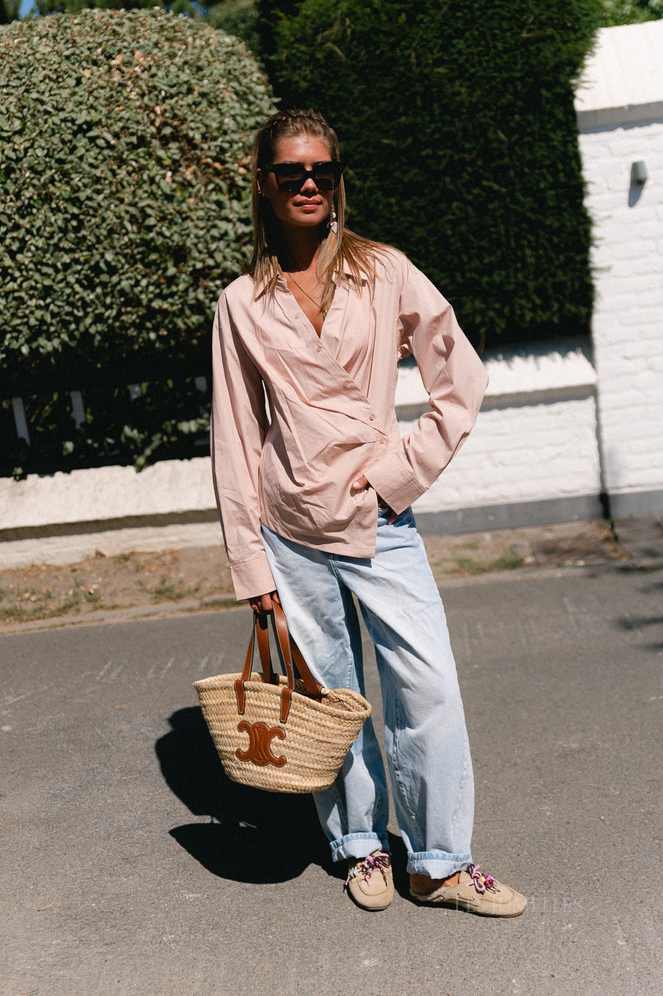 Lillith blouse dusty rose
