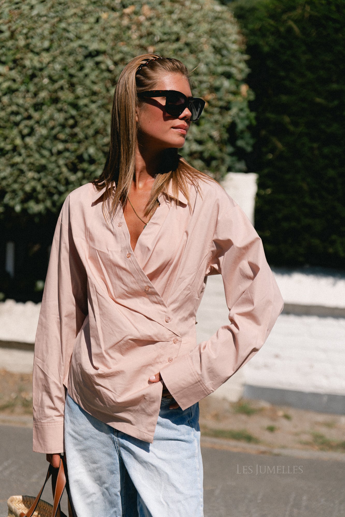 Lillith blouse dusty rose