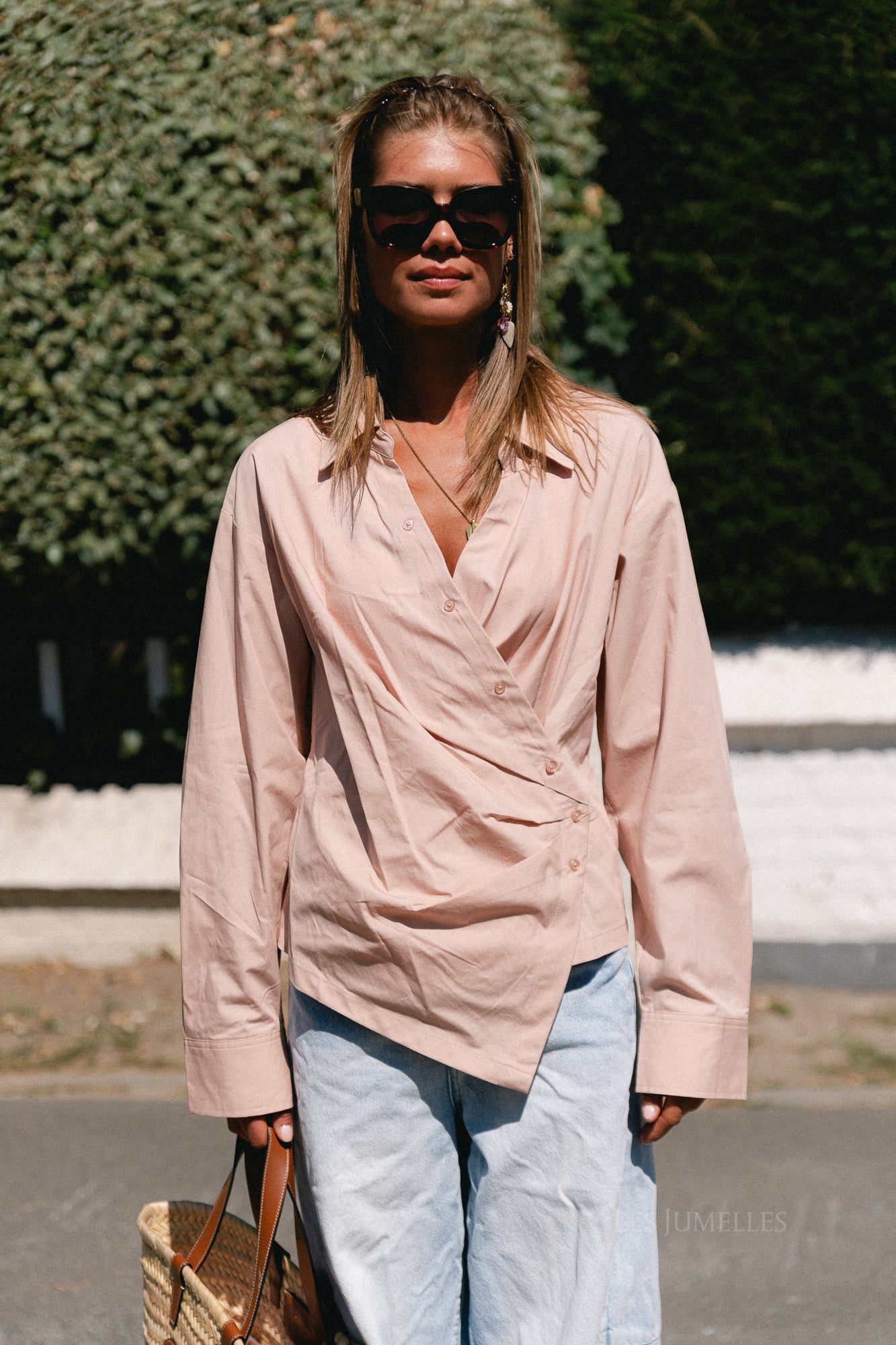 Lillith blouse dusty rose