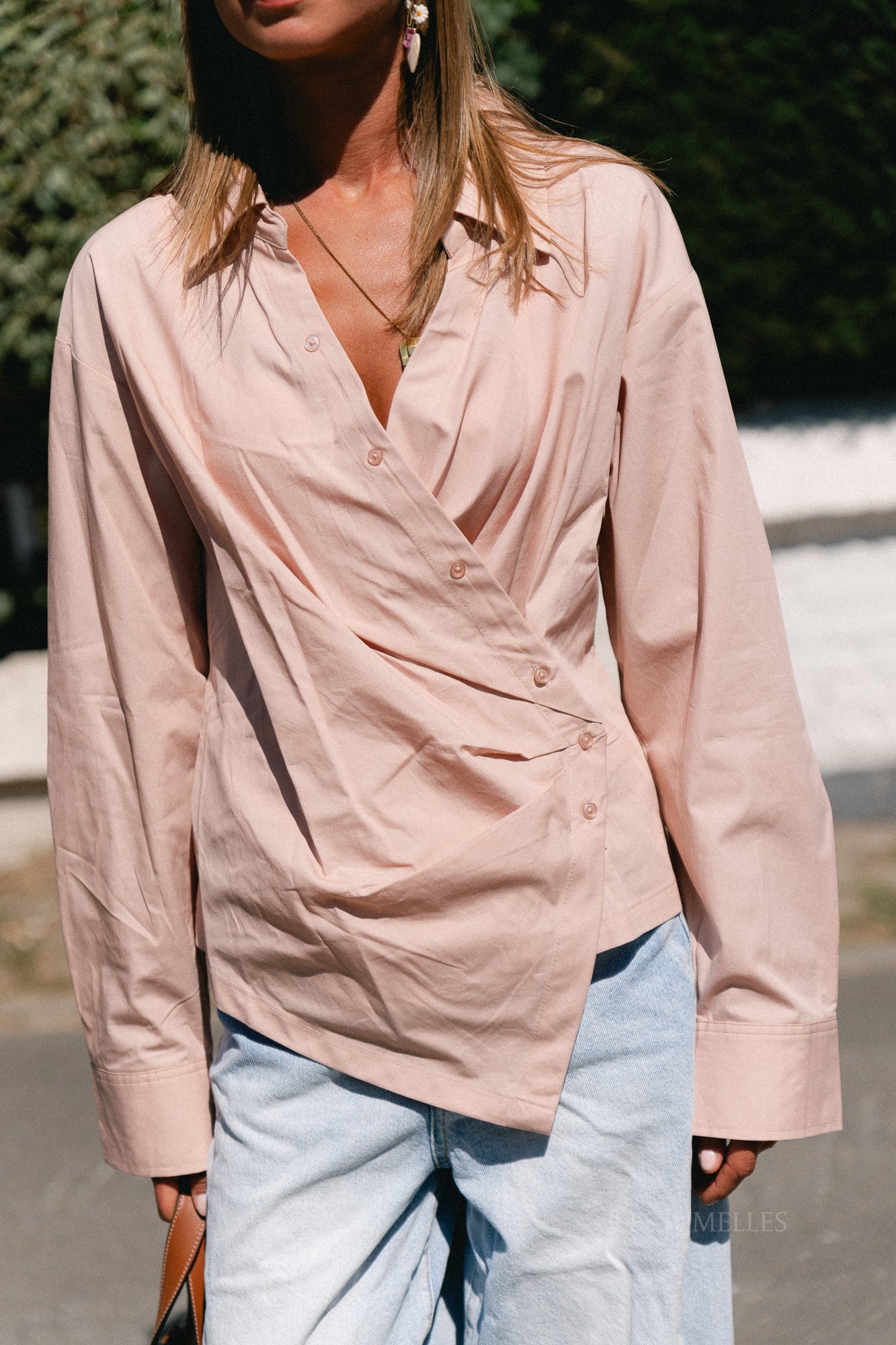 Lillith blouse dusty rose