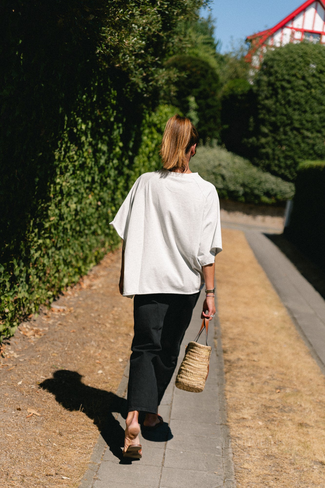 Jeanne T-shirt light grey melange