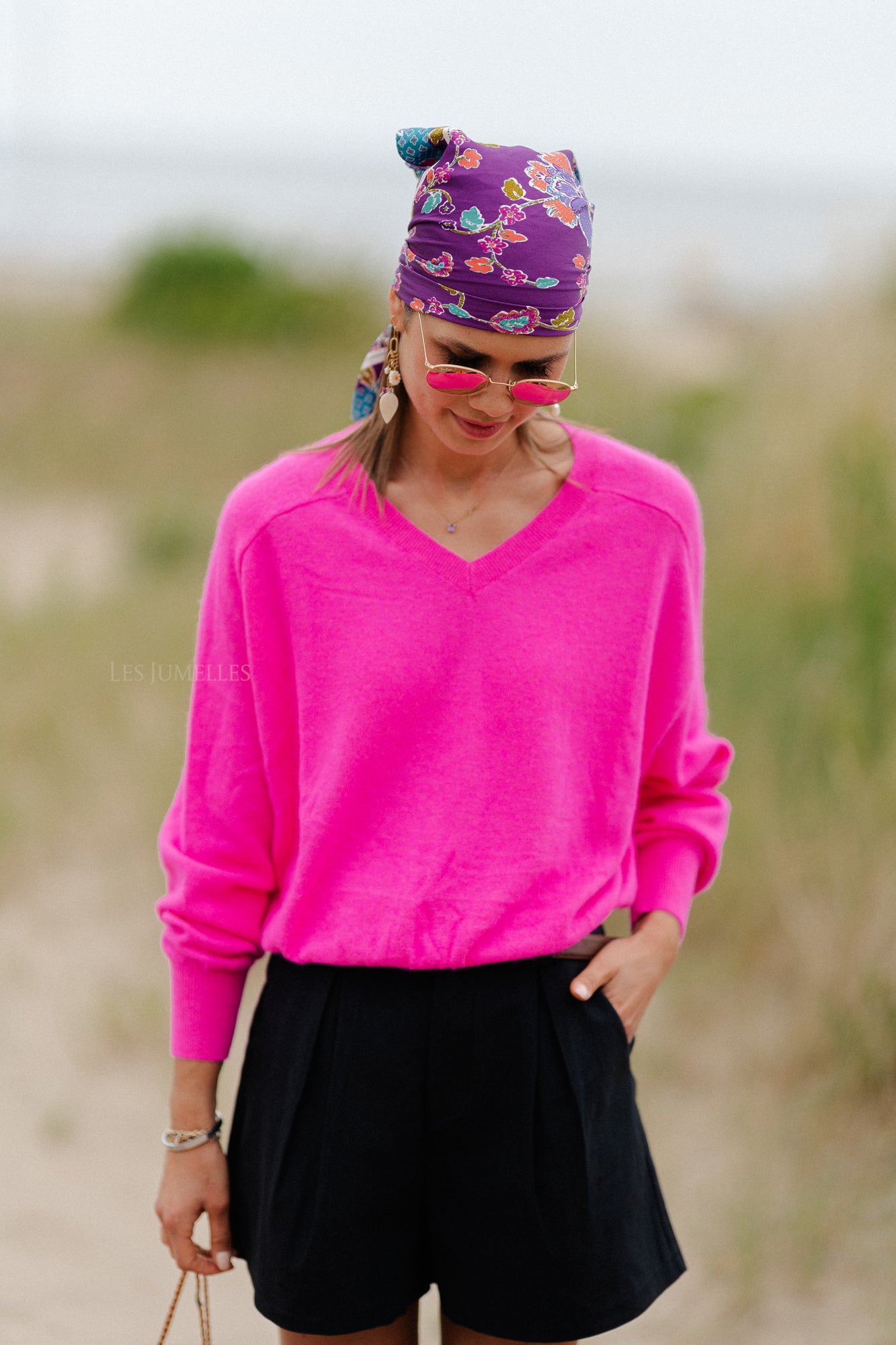 Maya Pullover neon pink