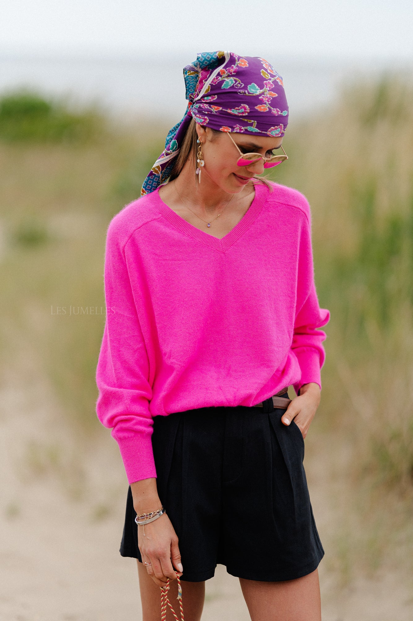 Maya Pullover neon pink