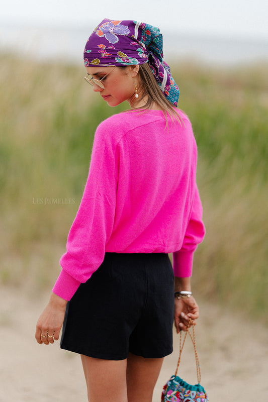 Les Jumelles Maya Pullover neon pink