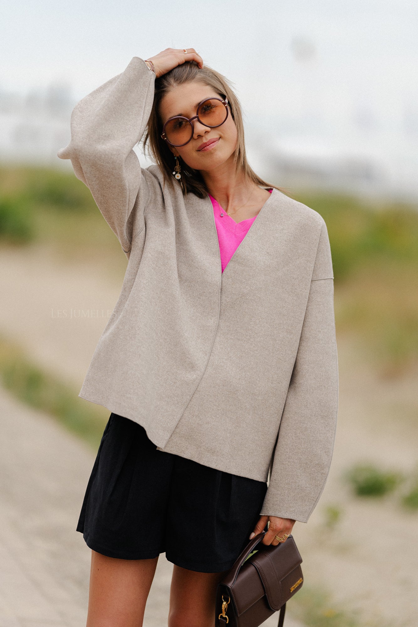 VIJuice lâche L/S veste naturel mélange