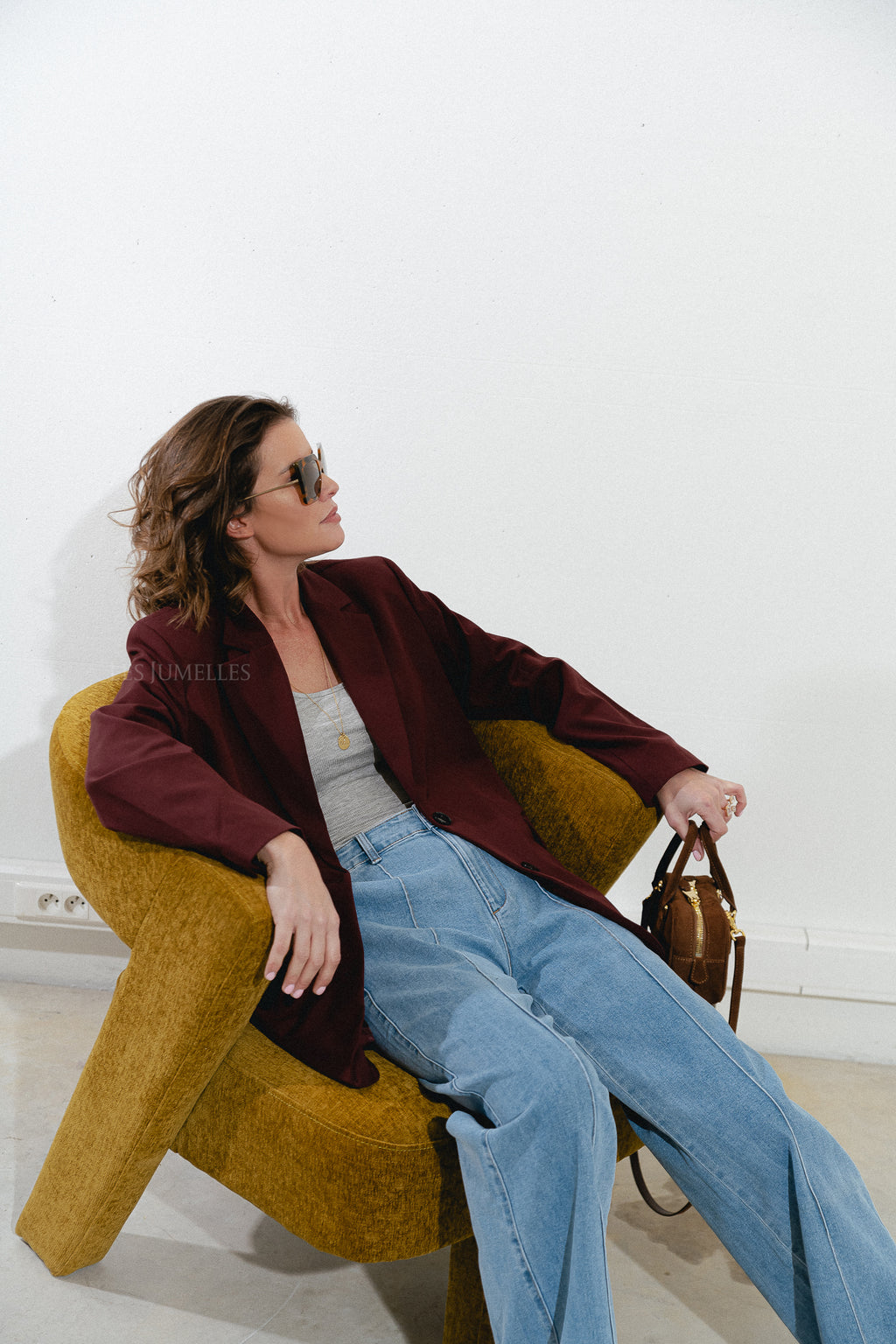 Kainoa blazer decadent chocolade