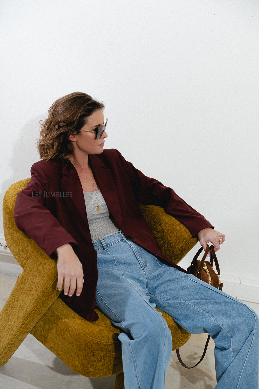 Kainoa blazer decadent chocolade