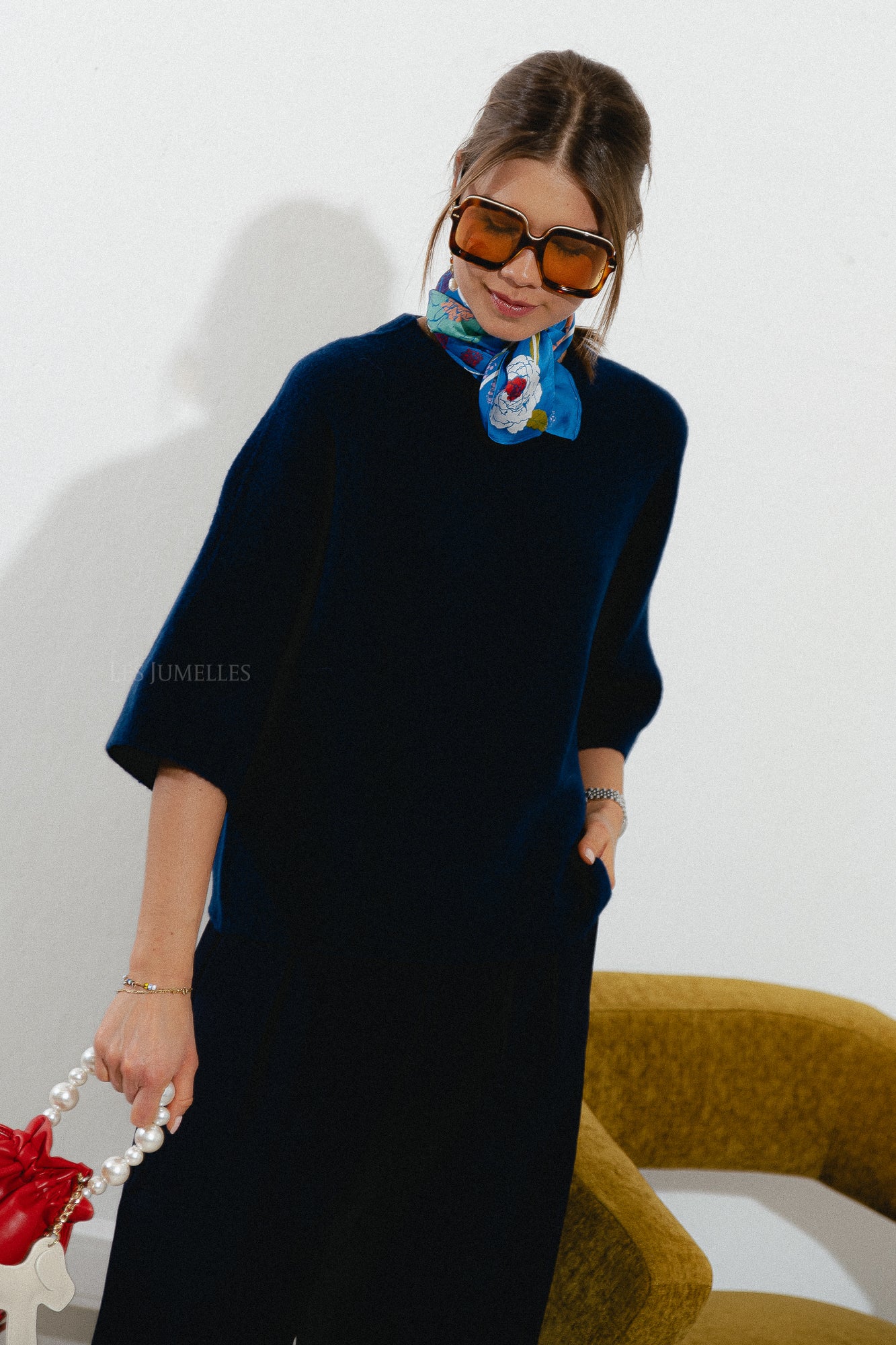 Monica jumper navy