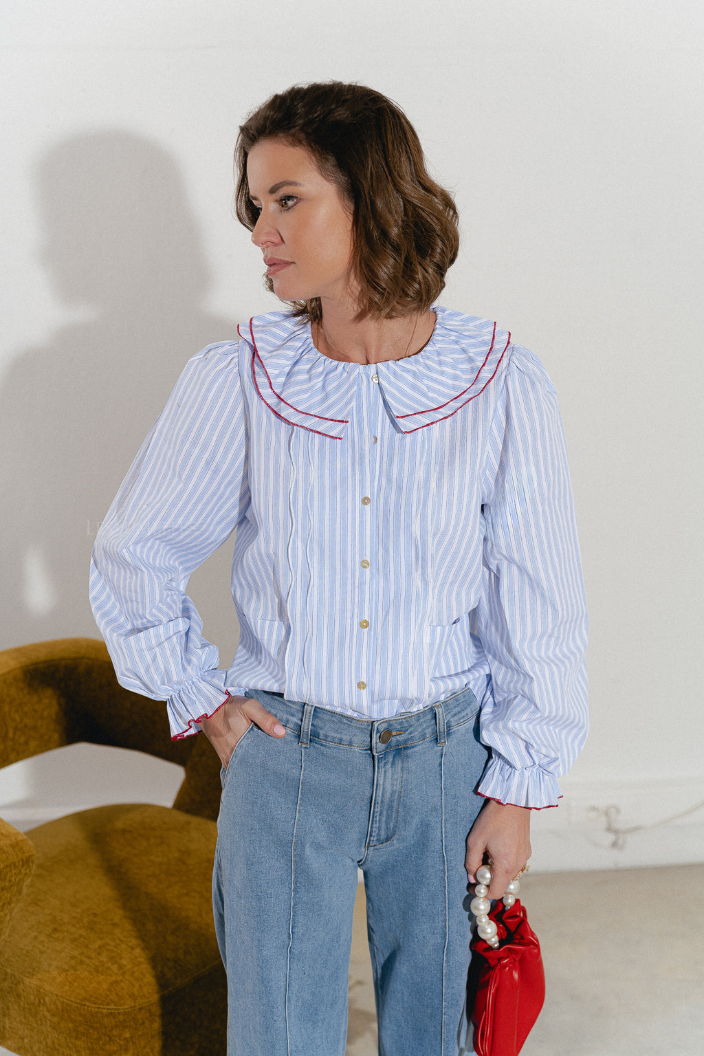 AlexaSW shirt blue striped