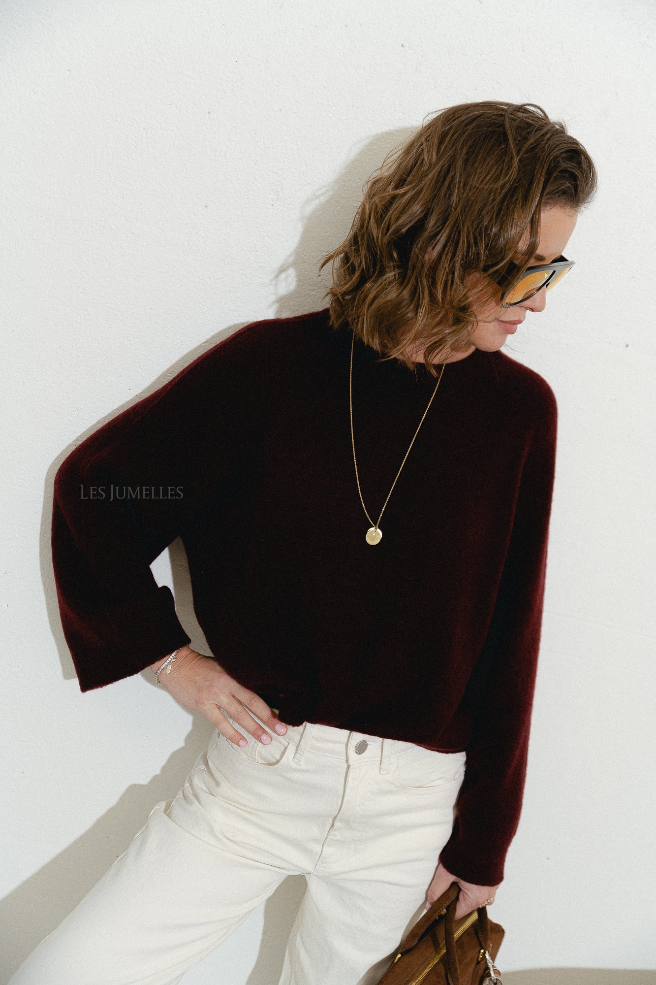 Pull Gabriella bordeaux