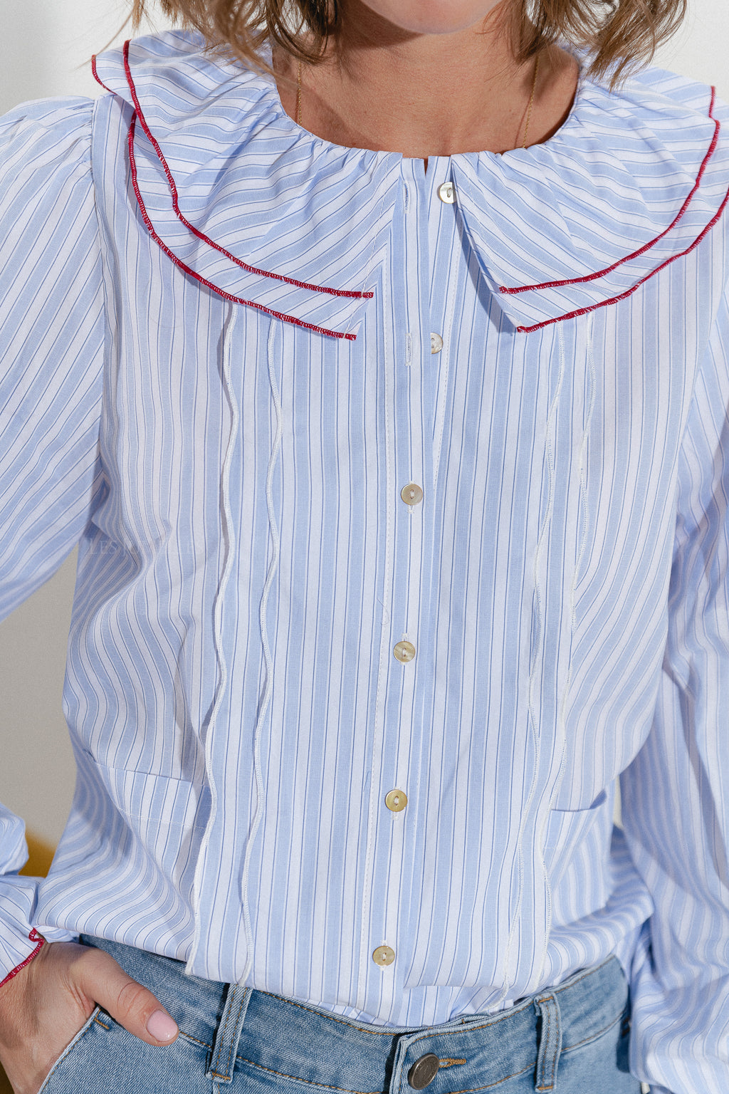 AlexaSW shirt blue striped