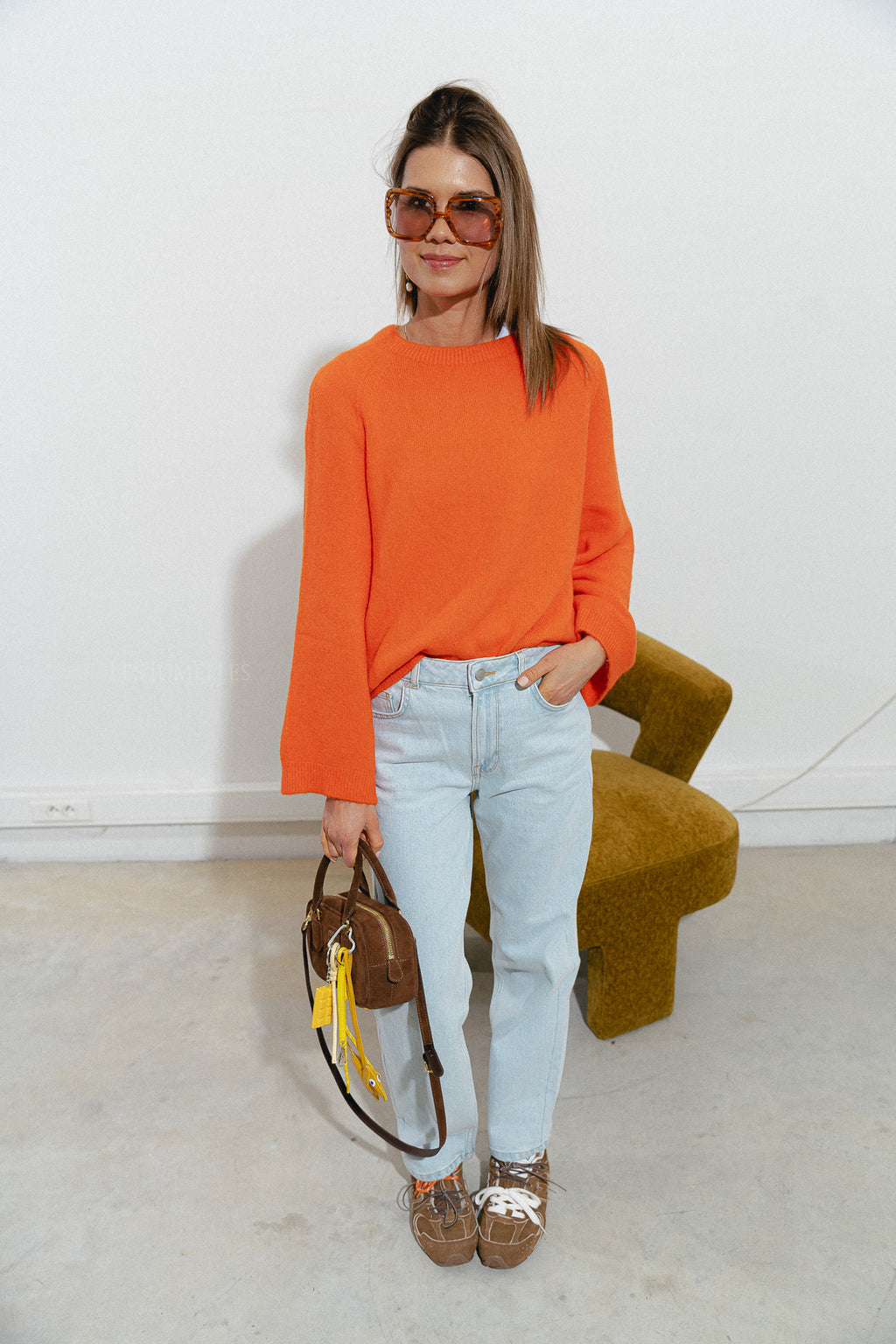SLFKate-Alice gerade Jeans himmelblau