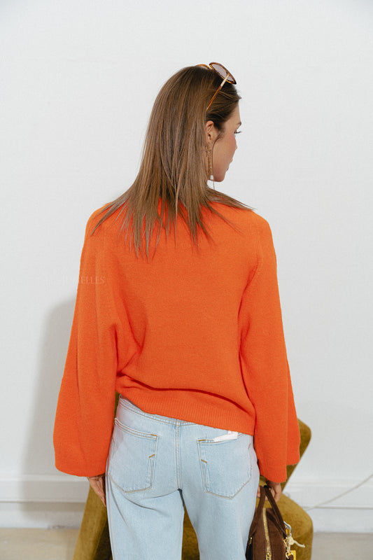 Les Jumelles Gabriella jumper orange