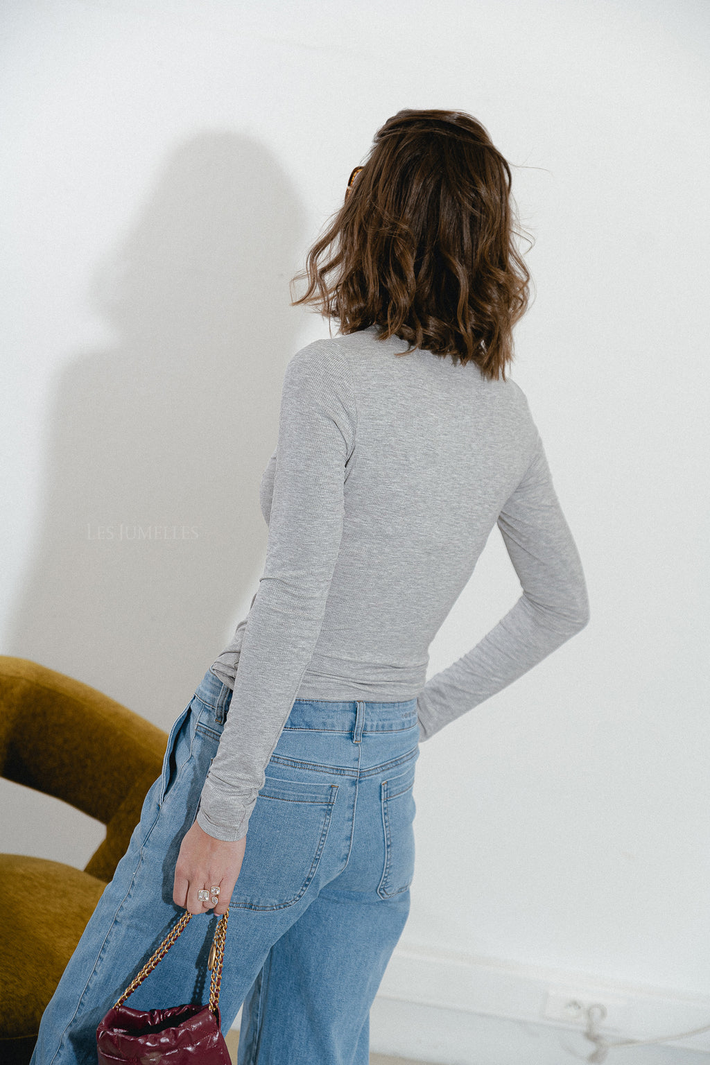 PetriciaSW T-shirt LS grijs melange