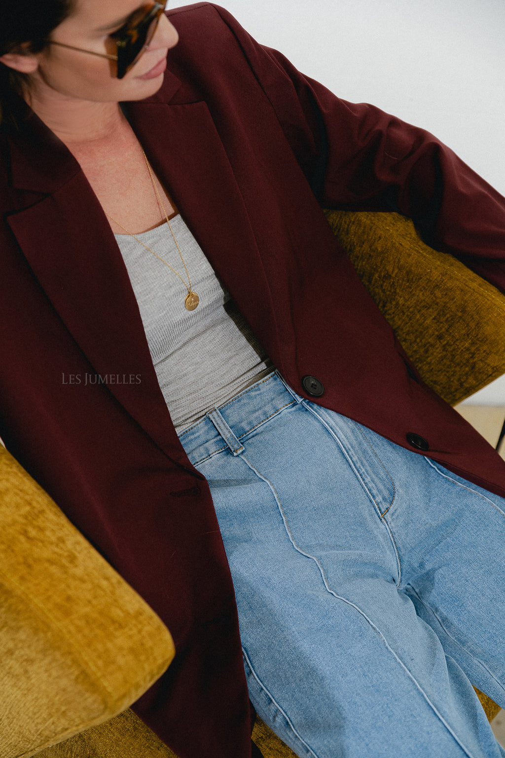 Kainoa blazer decadent chocolade