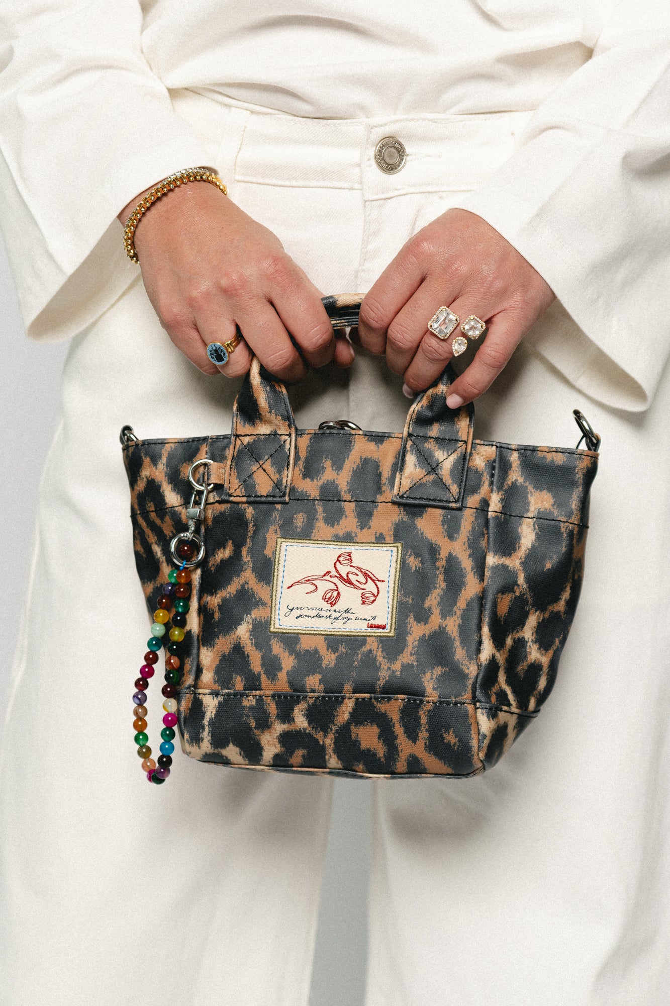 Leopa coated Gabby bag
