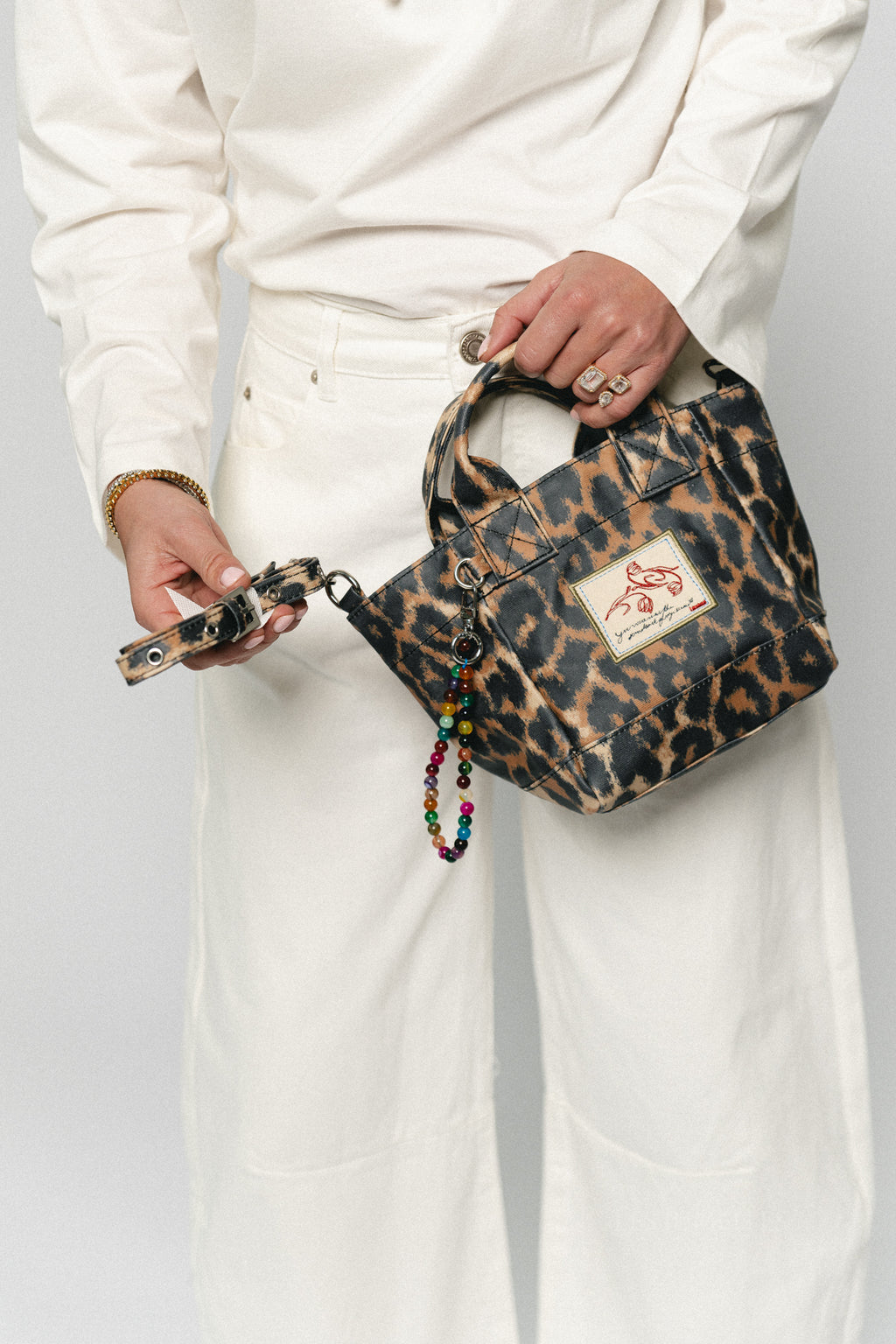 Leopa coated Gabby bag