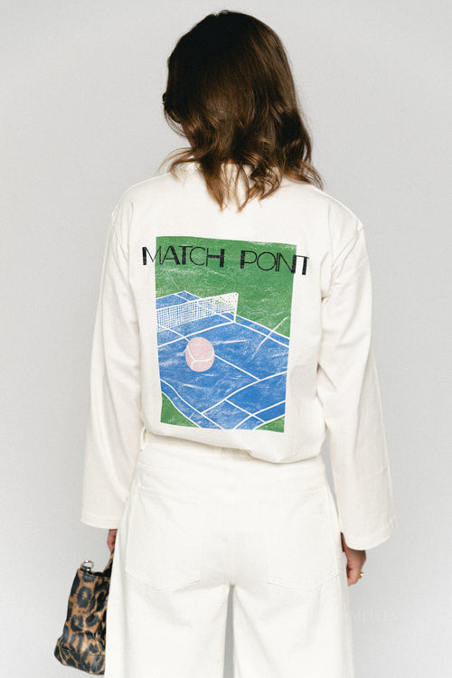 Verlee longsleeve tennis print
