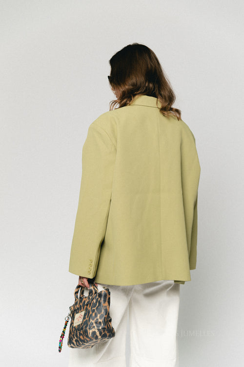 Chloe oversized blazer linden green