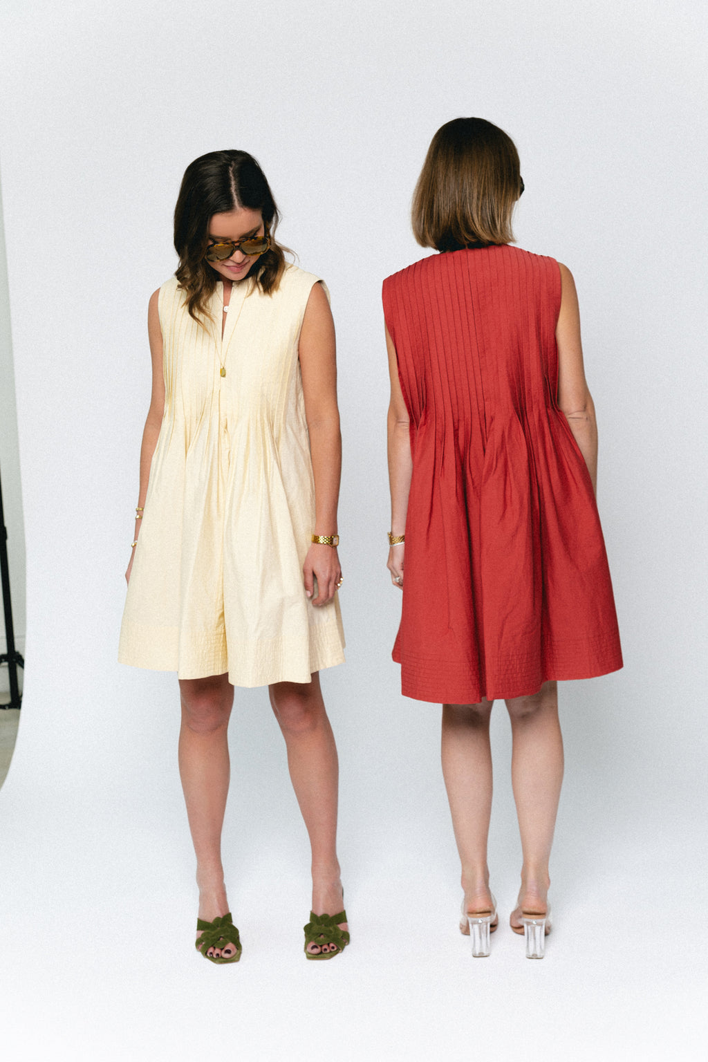 Conely dress butter yellow