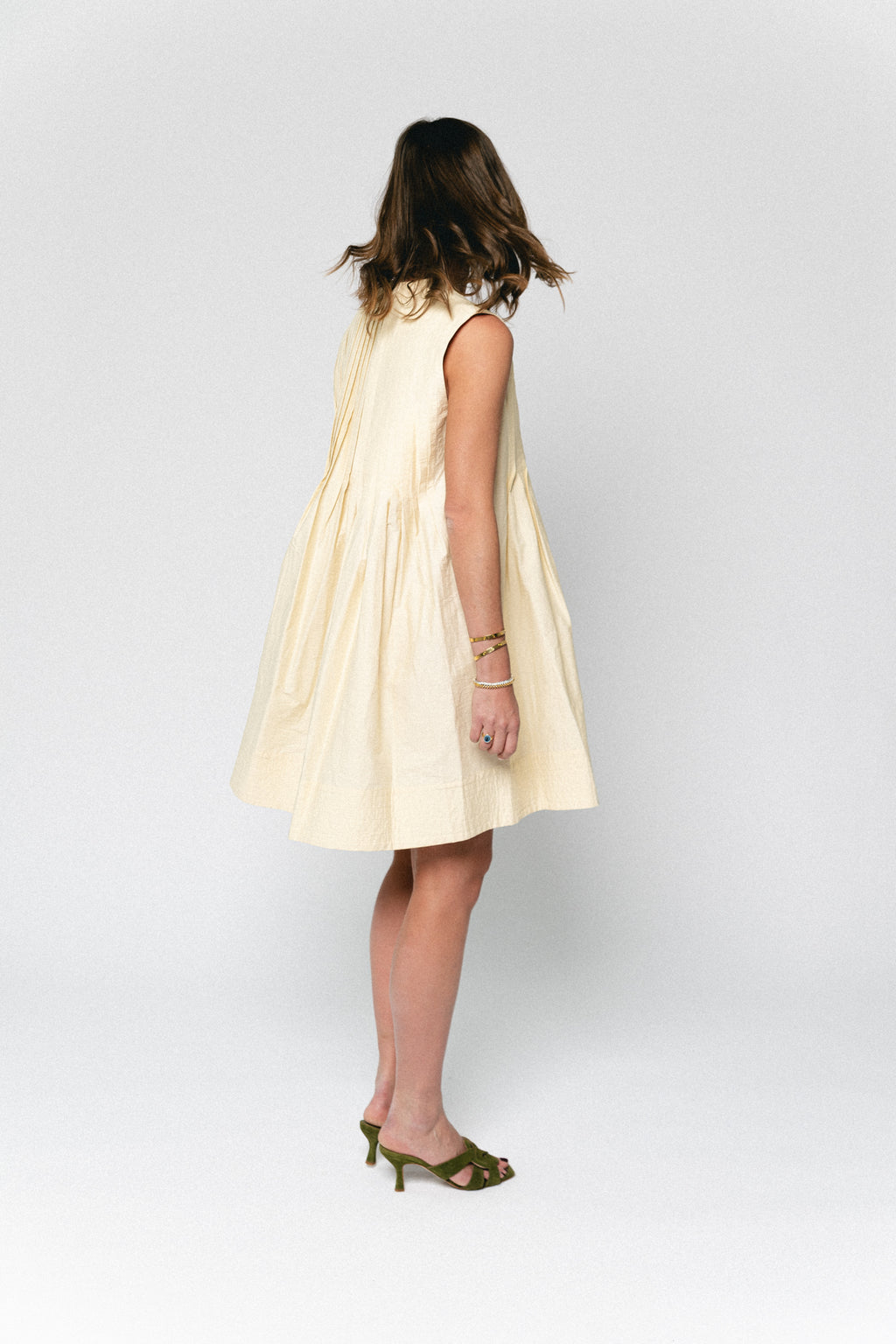 Conely dress butter yellow