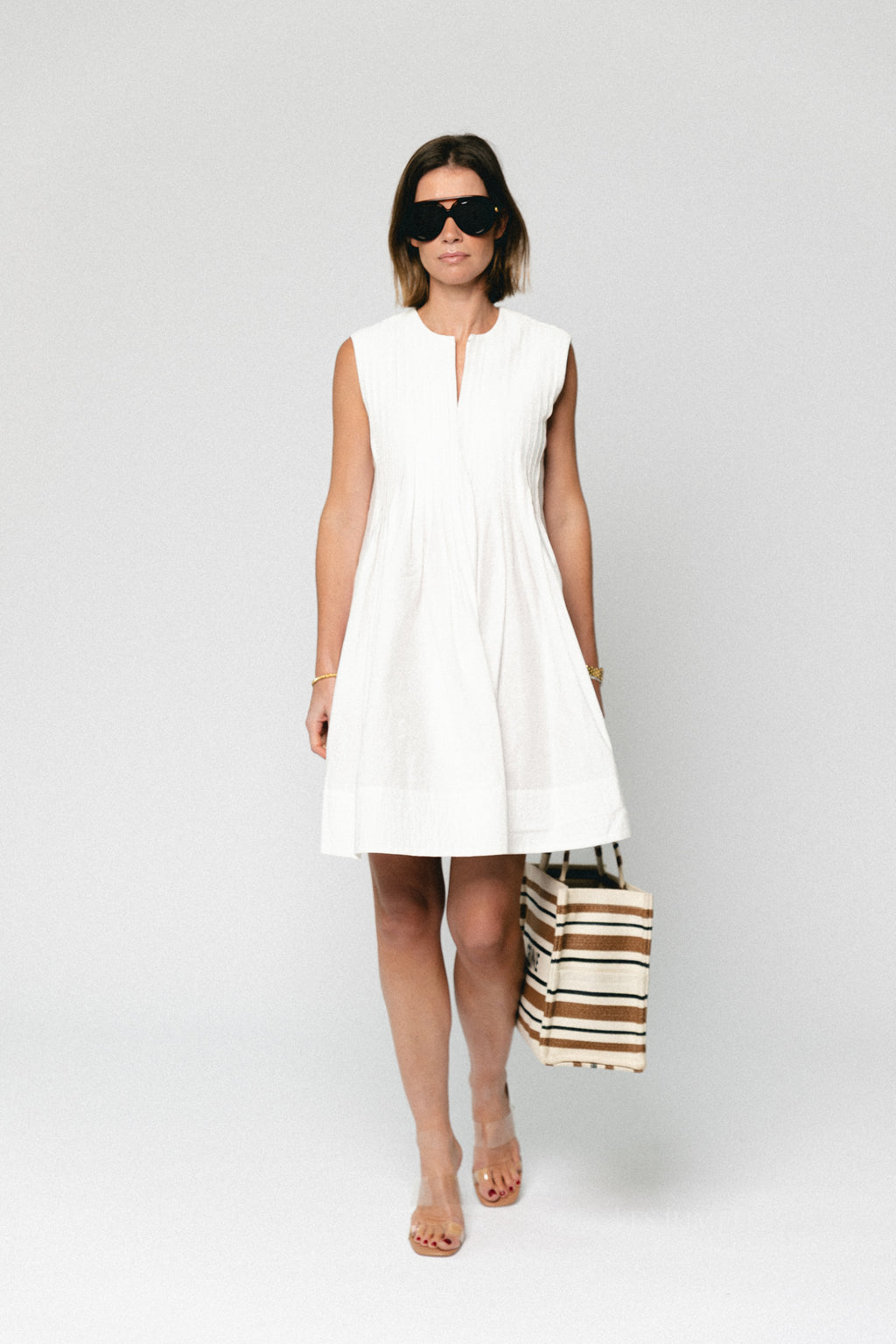 Conely dress white