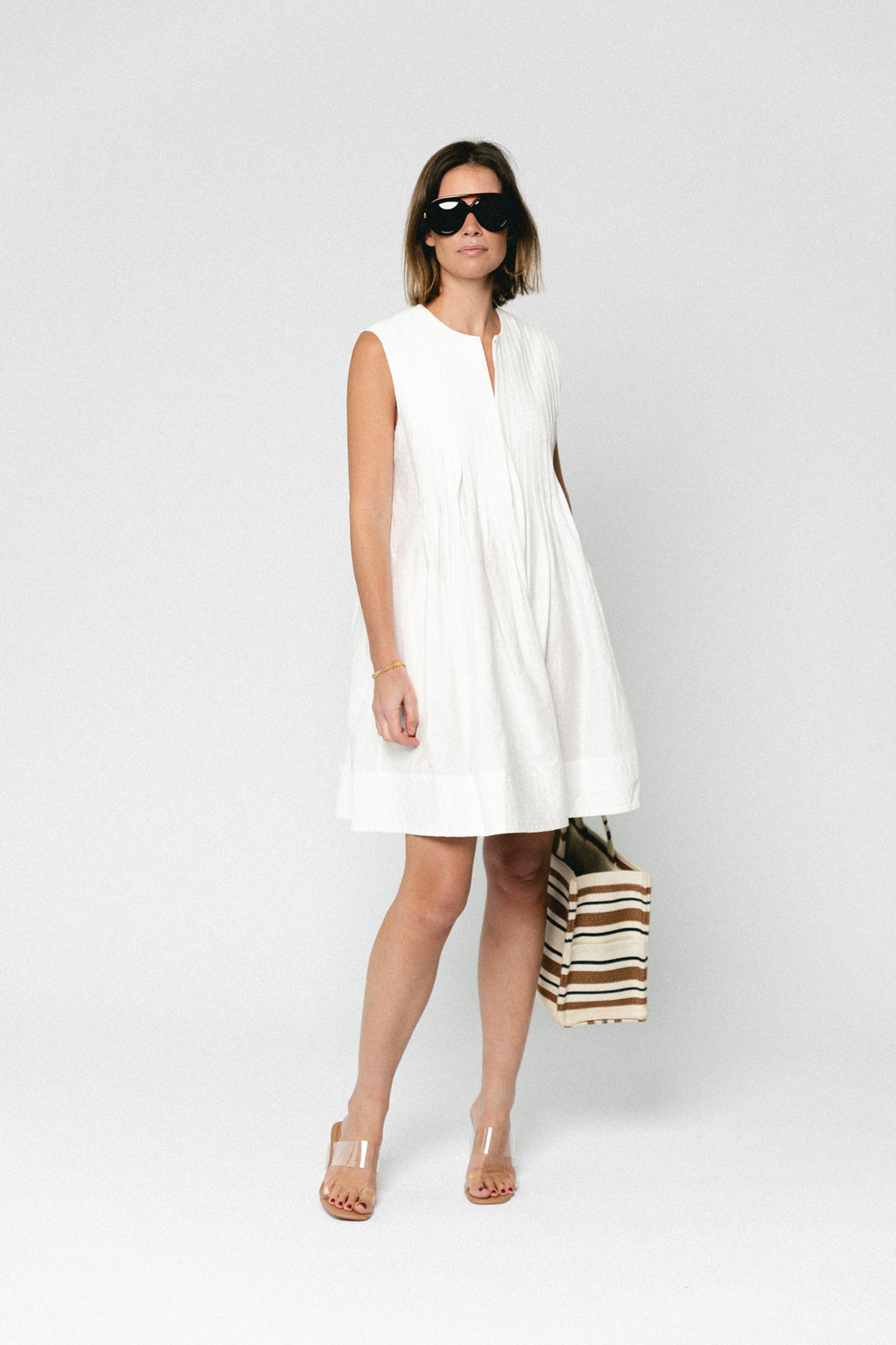 Conely dress white