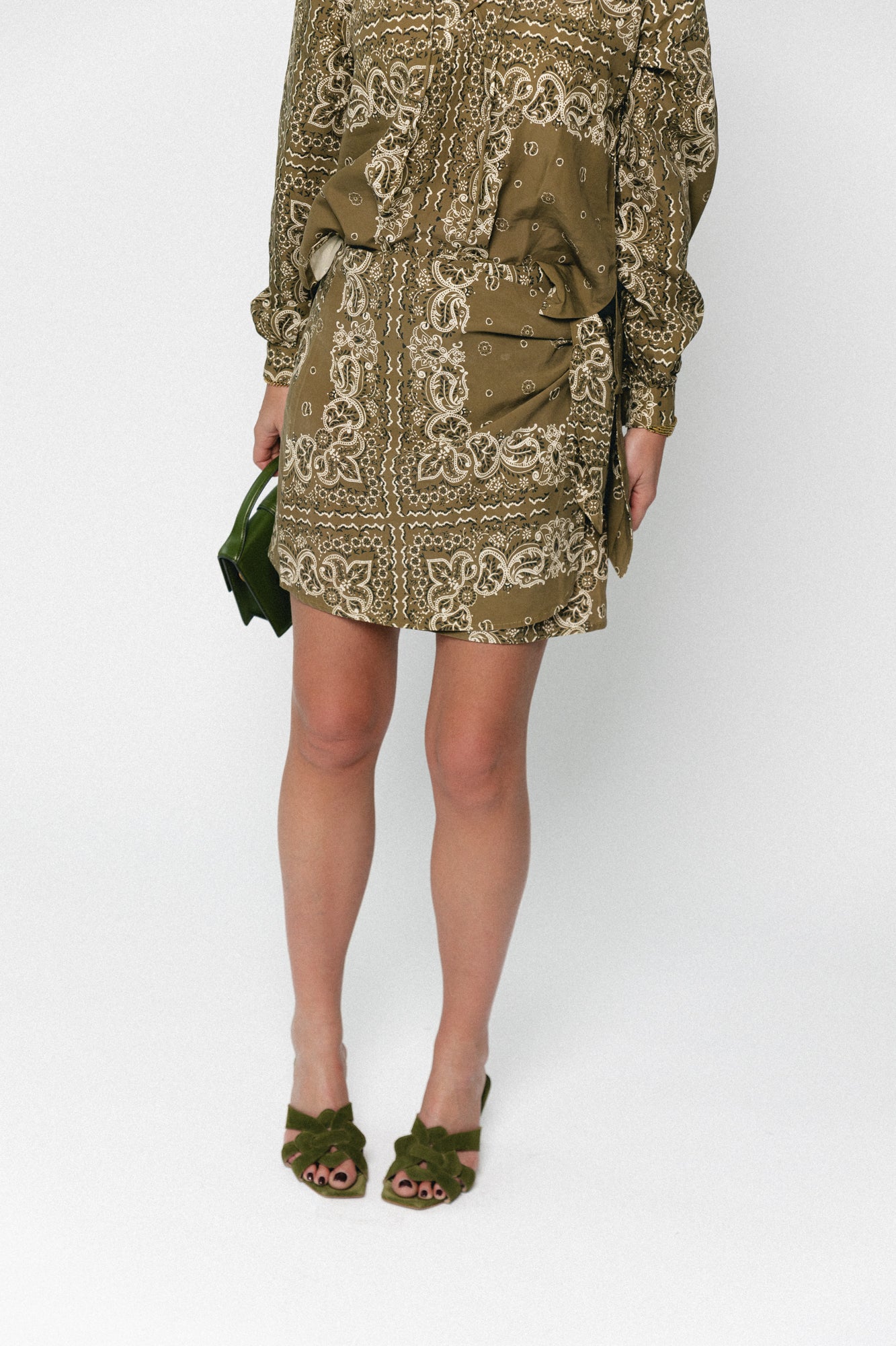 Waterlily skirt bandana print