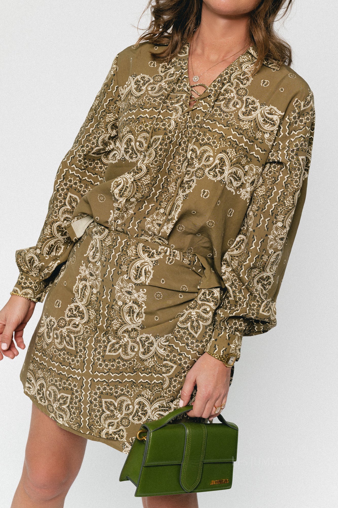 Waterlily shirt bandana print