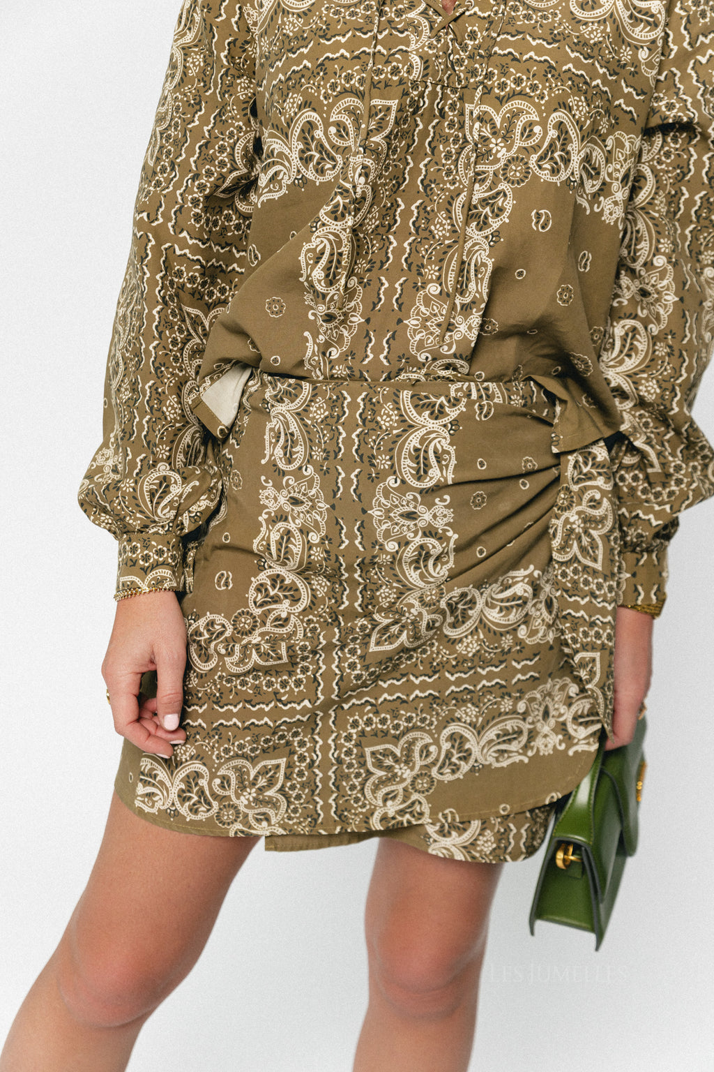 Waterlily skirt bandana print