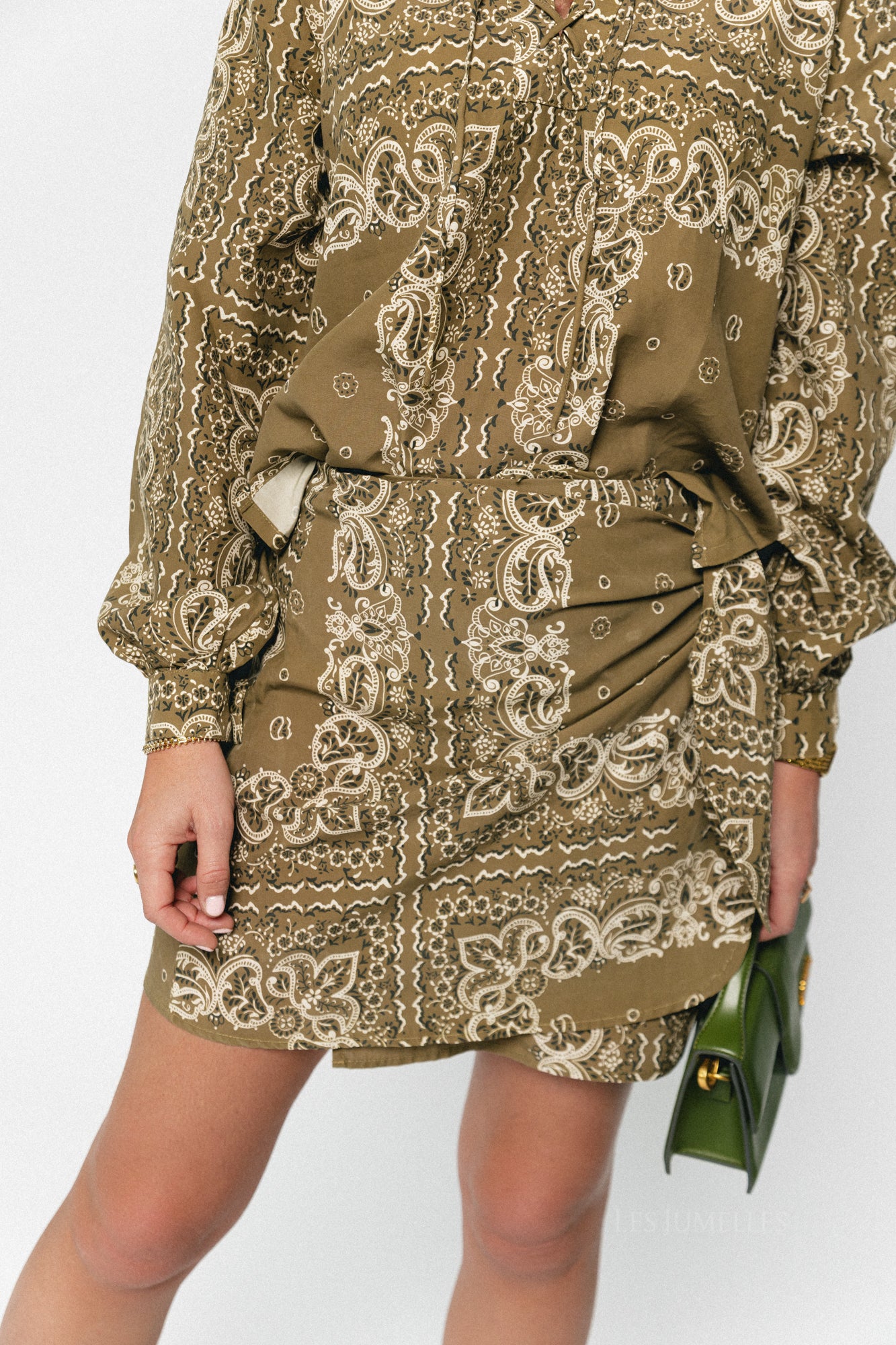 Waterlily skirt bandana print