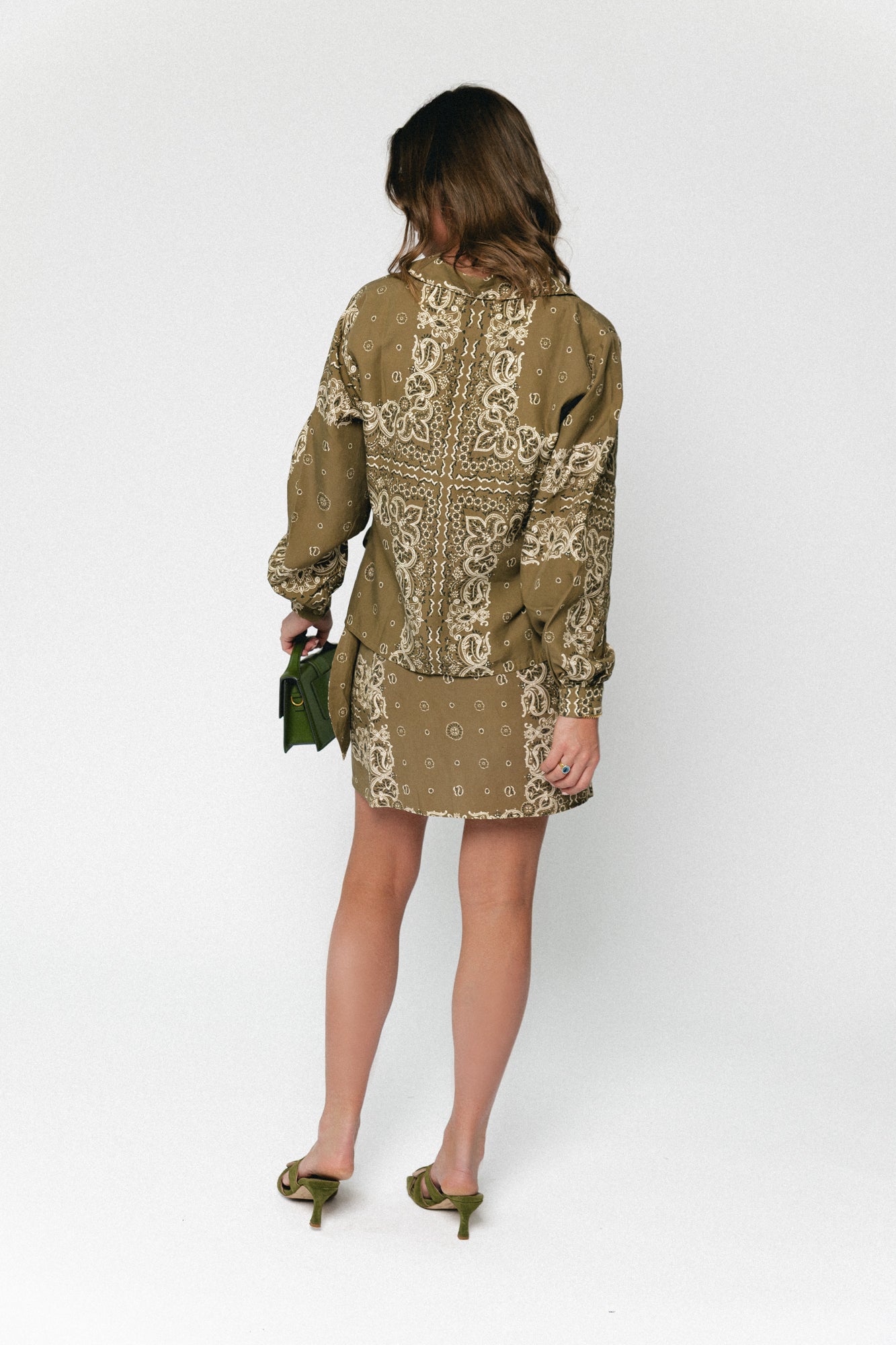 Waterlily skirt bandana print