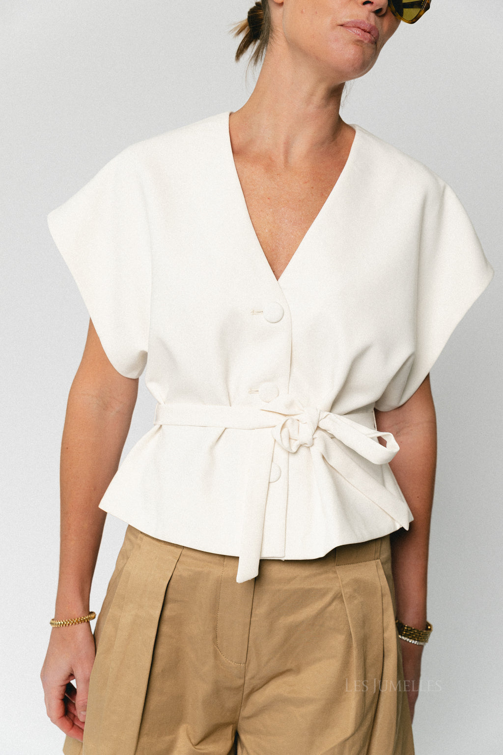 Lazlo blouse off white
