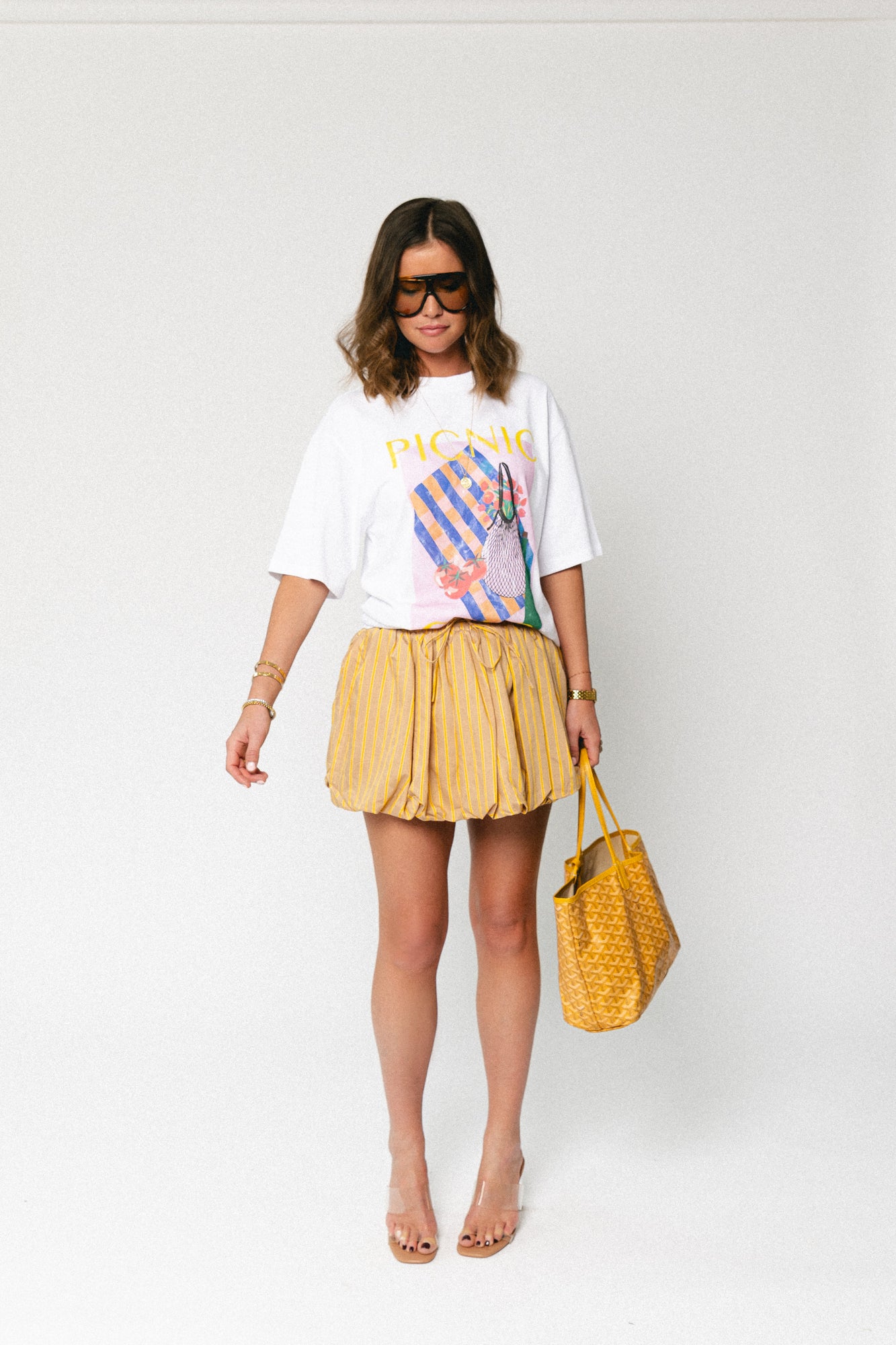 Xia T-shirt pic nic print